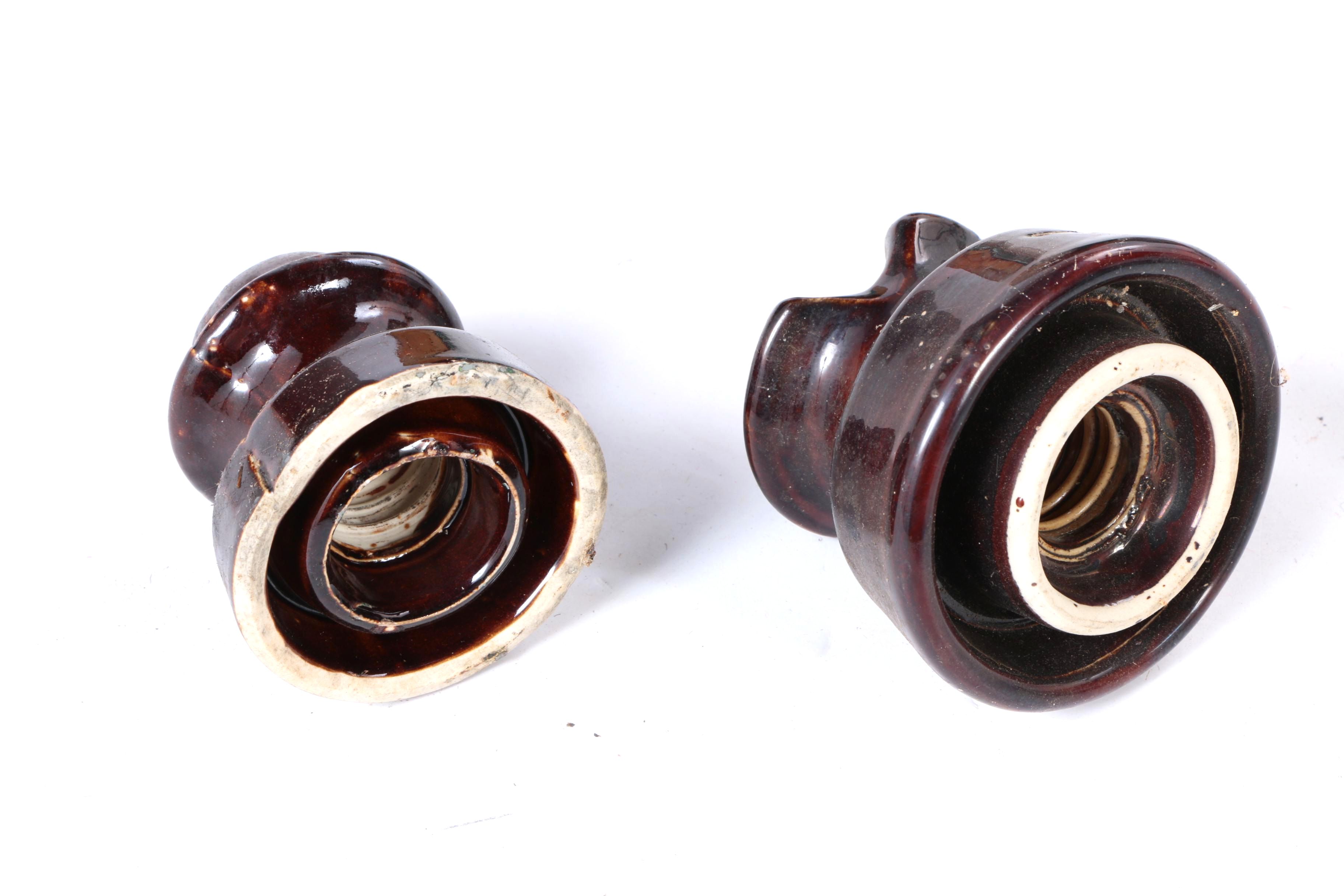 Collection of Assorted Glass Insulators