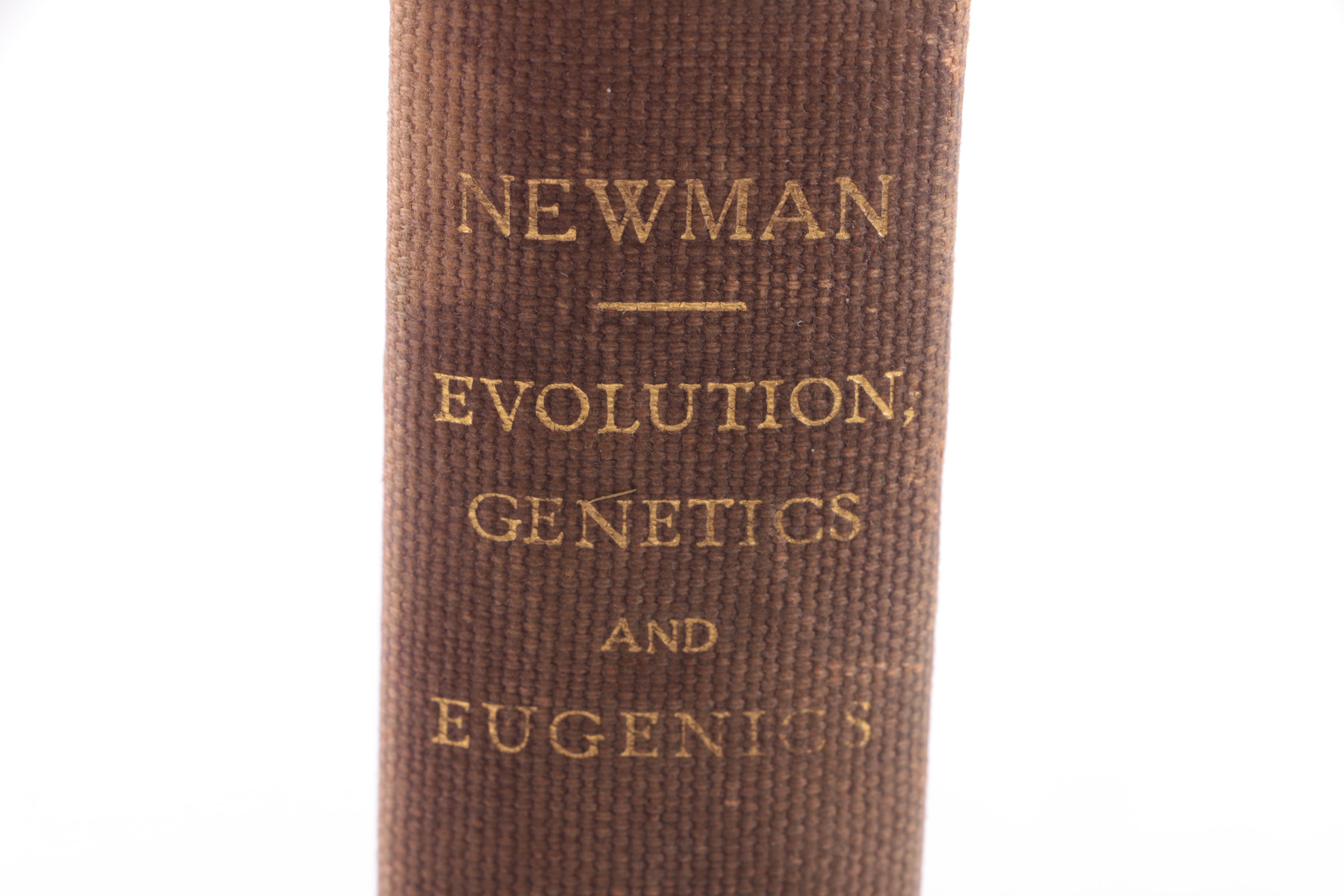 1932 "Evolution, Genetics and Eugenics" by Horatio Hackett Newman