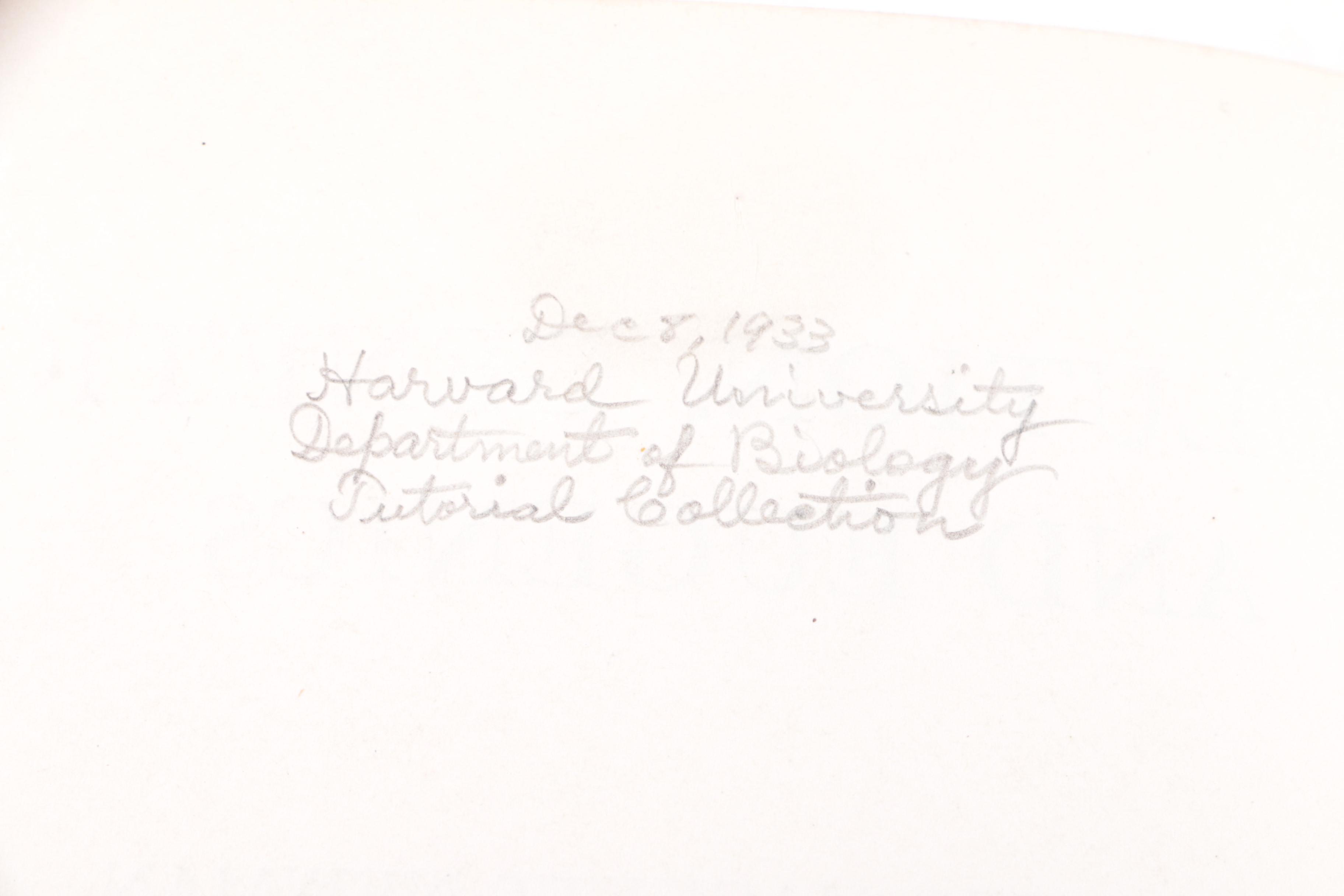 1932 "Evolution, Genetics and Eugenics" by Horatio Hackett Newman