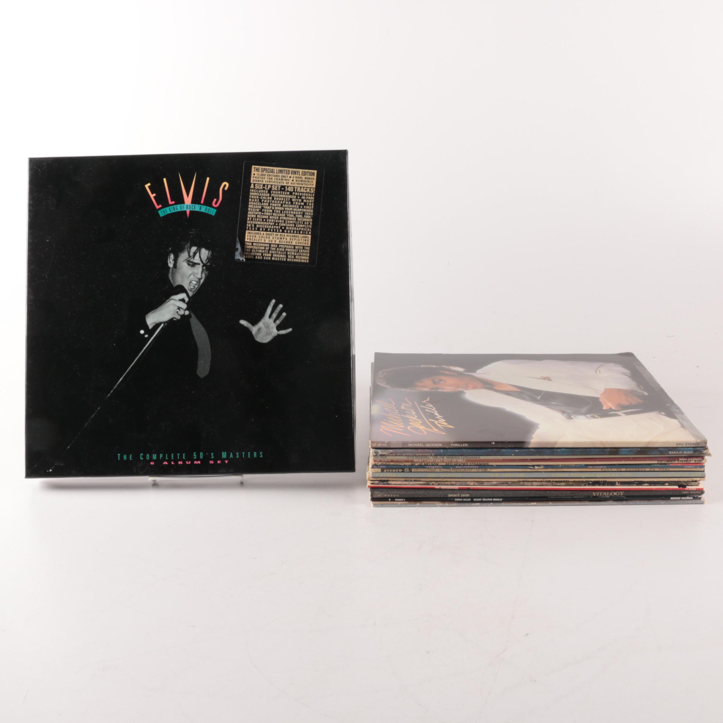 Elvis, Pearl Jam, Tom Waits, Michael Jackson and Other Rock/Pop LPs