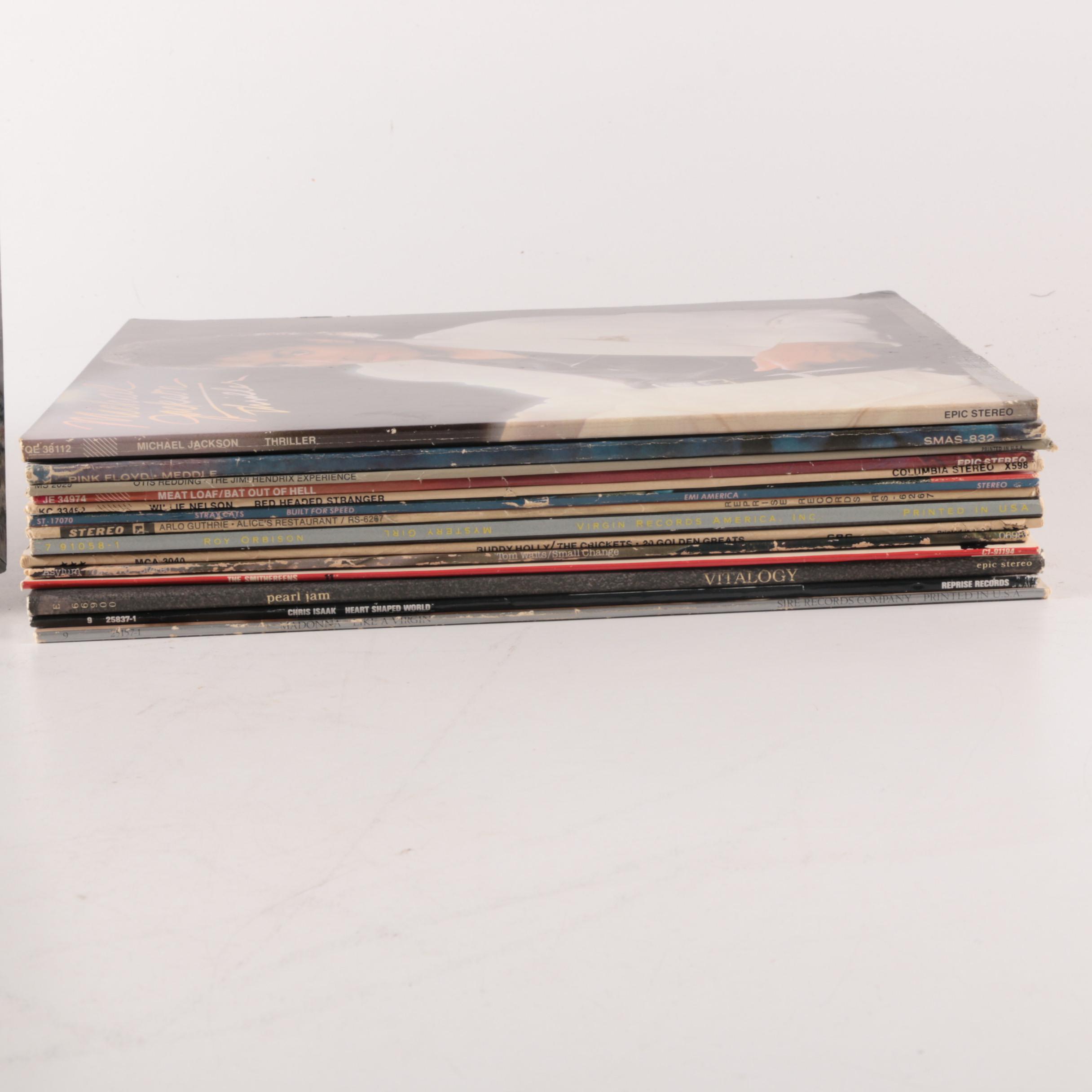 Elvis, Pearl Jam, Tom Waits, Michael Jackson and Other Rock/Pop LPs