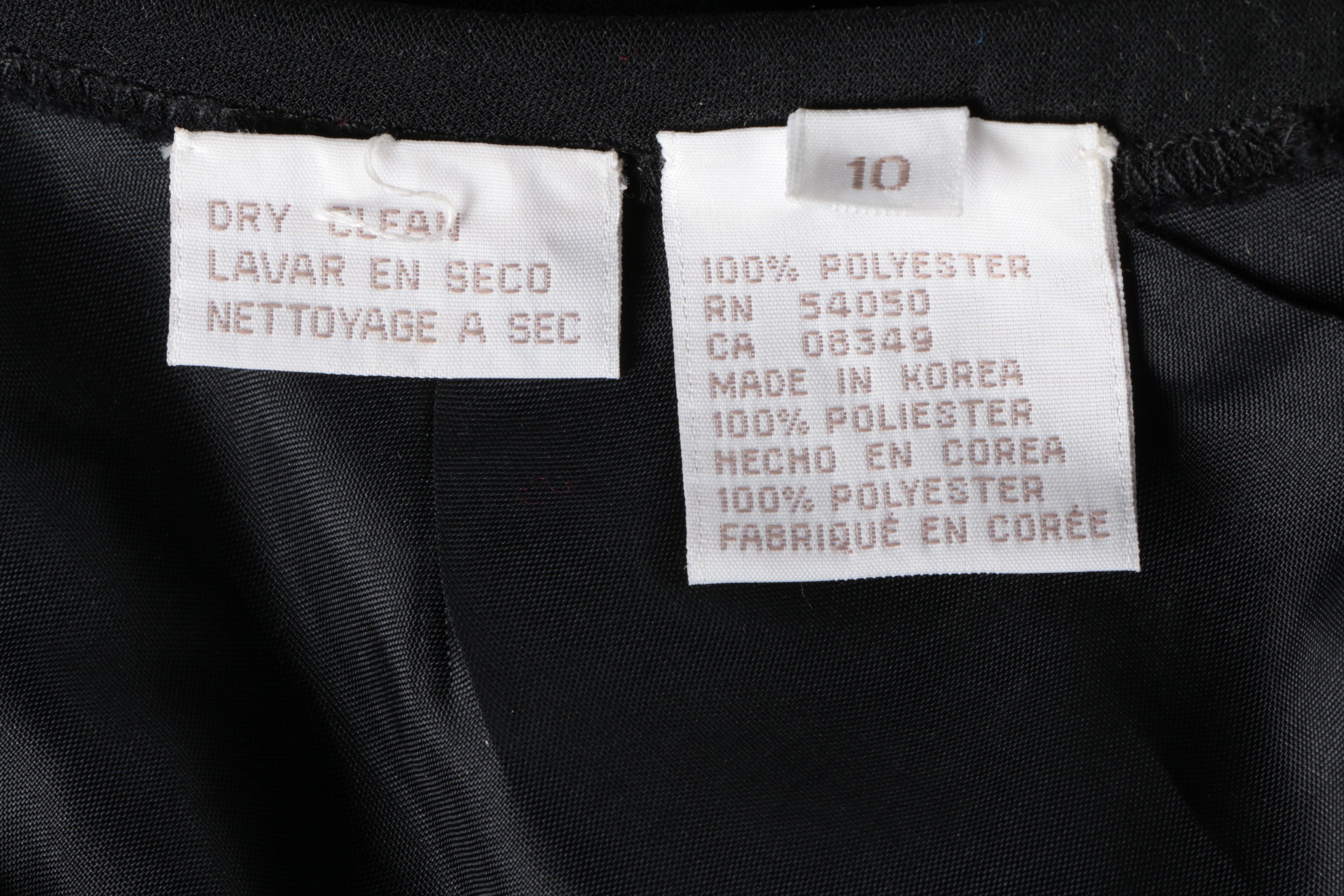 Women's Black Sheath Skirt