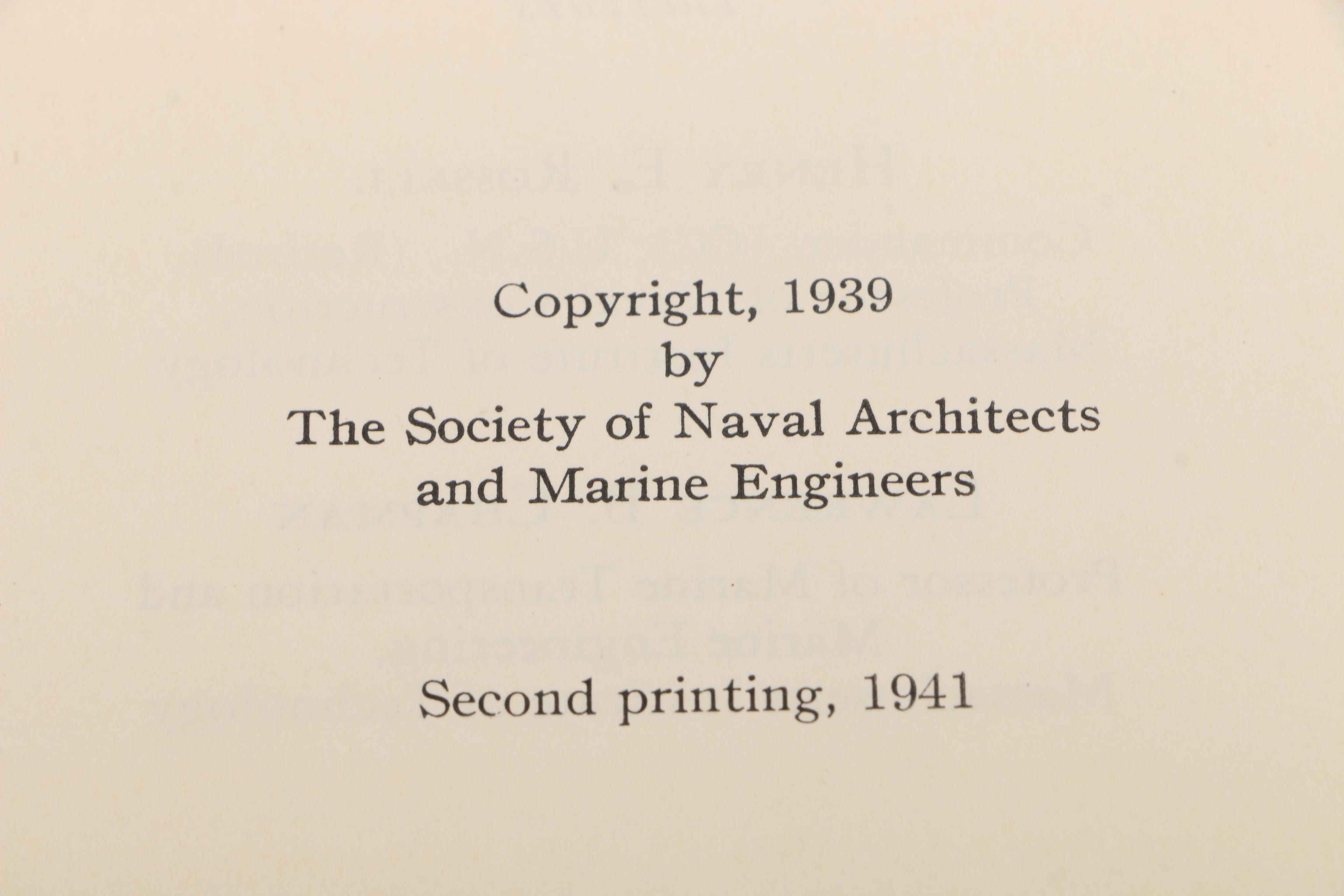 Mariner's Museum and Naval Architecture Books