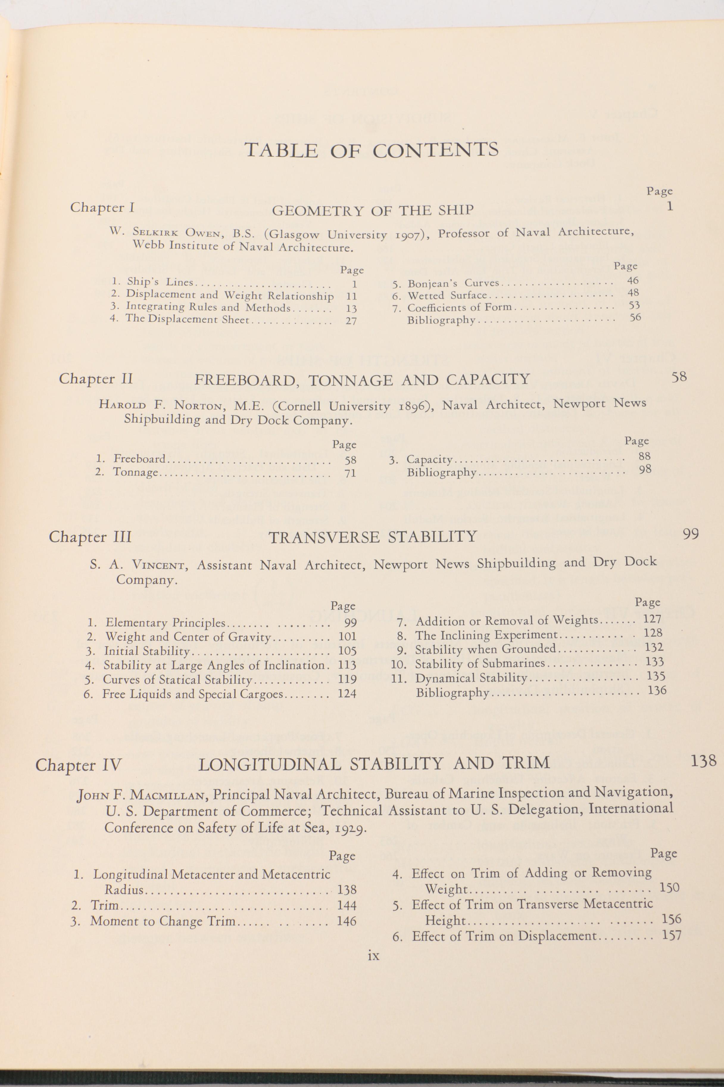 Mariner's Museum and Naval Architecture Books