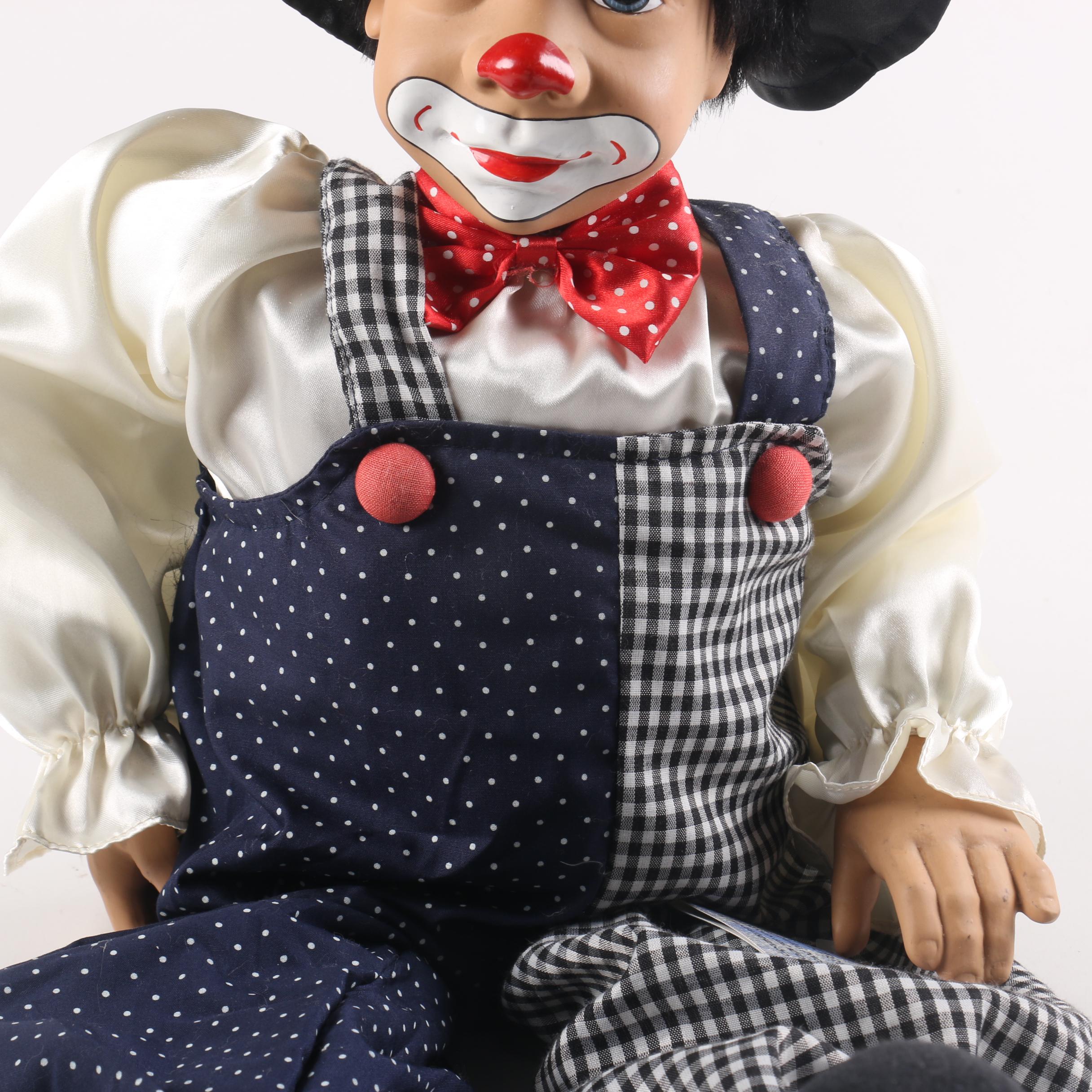 Kazma Collections Porcelain Clown Doll