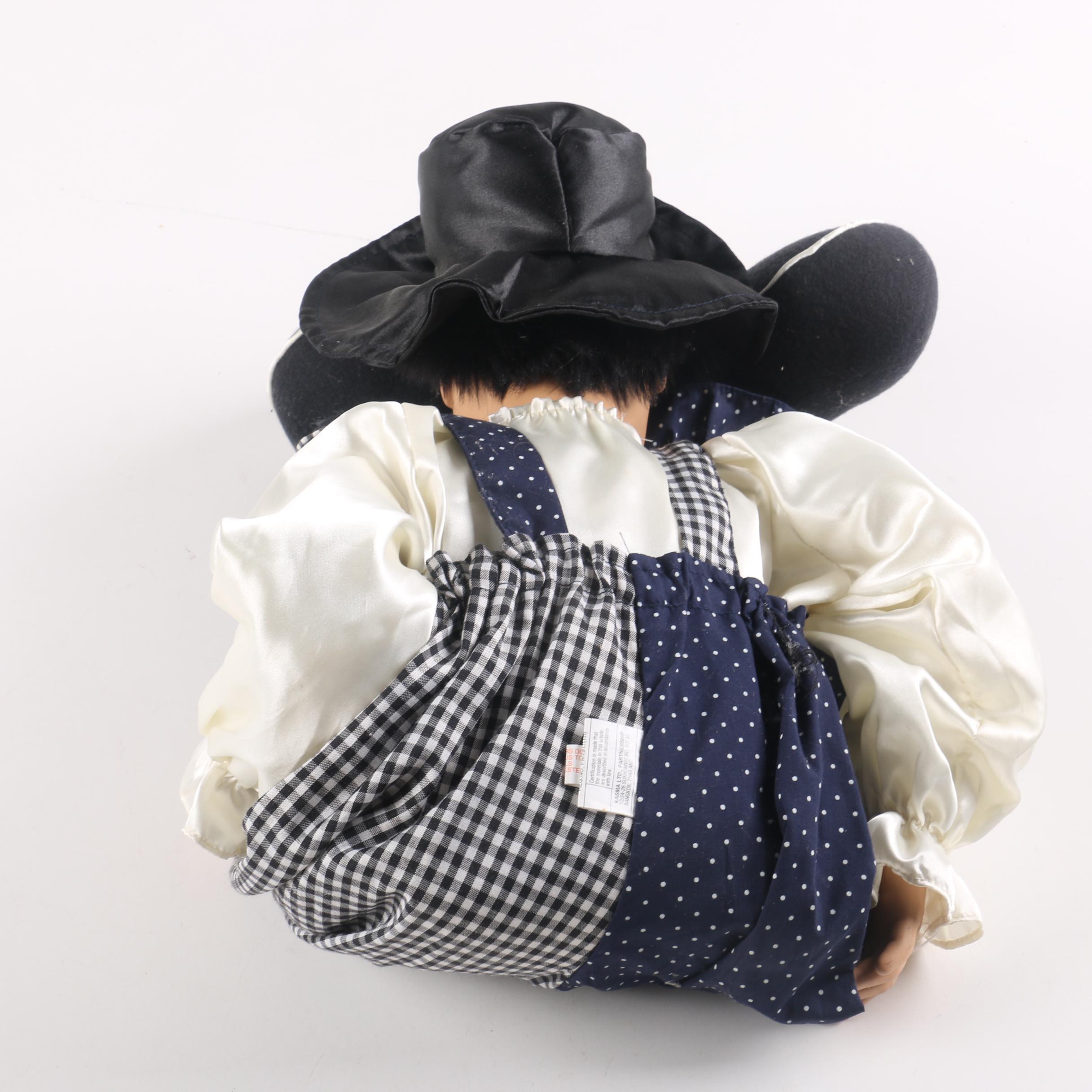 Kazma Collections Porcelain Clown Doll