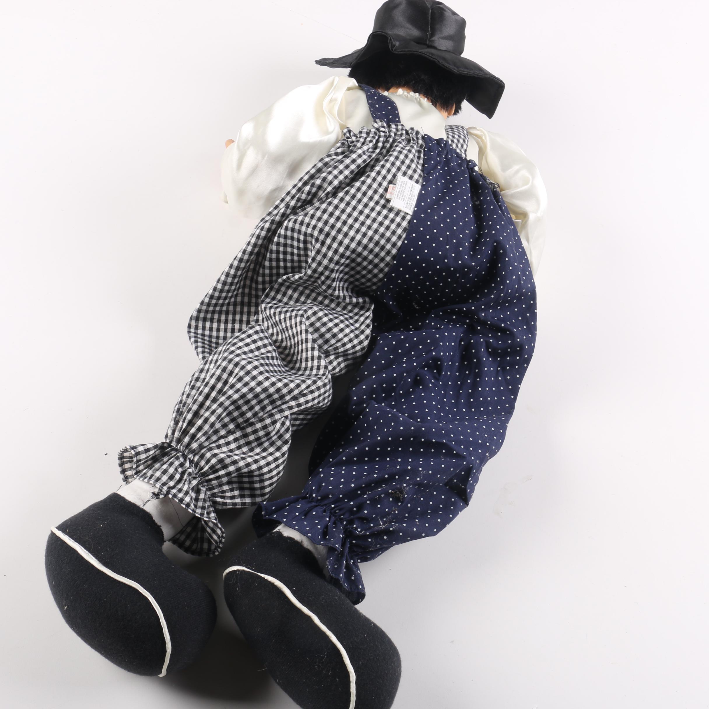Kazma Collections Porcelain Clown Doll