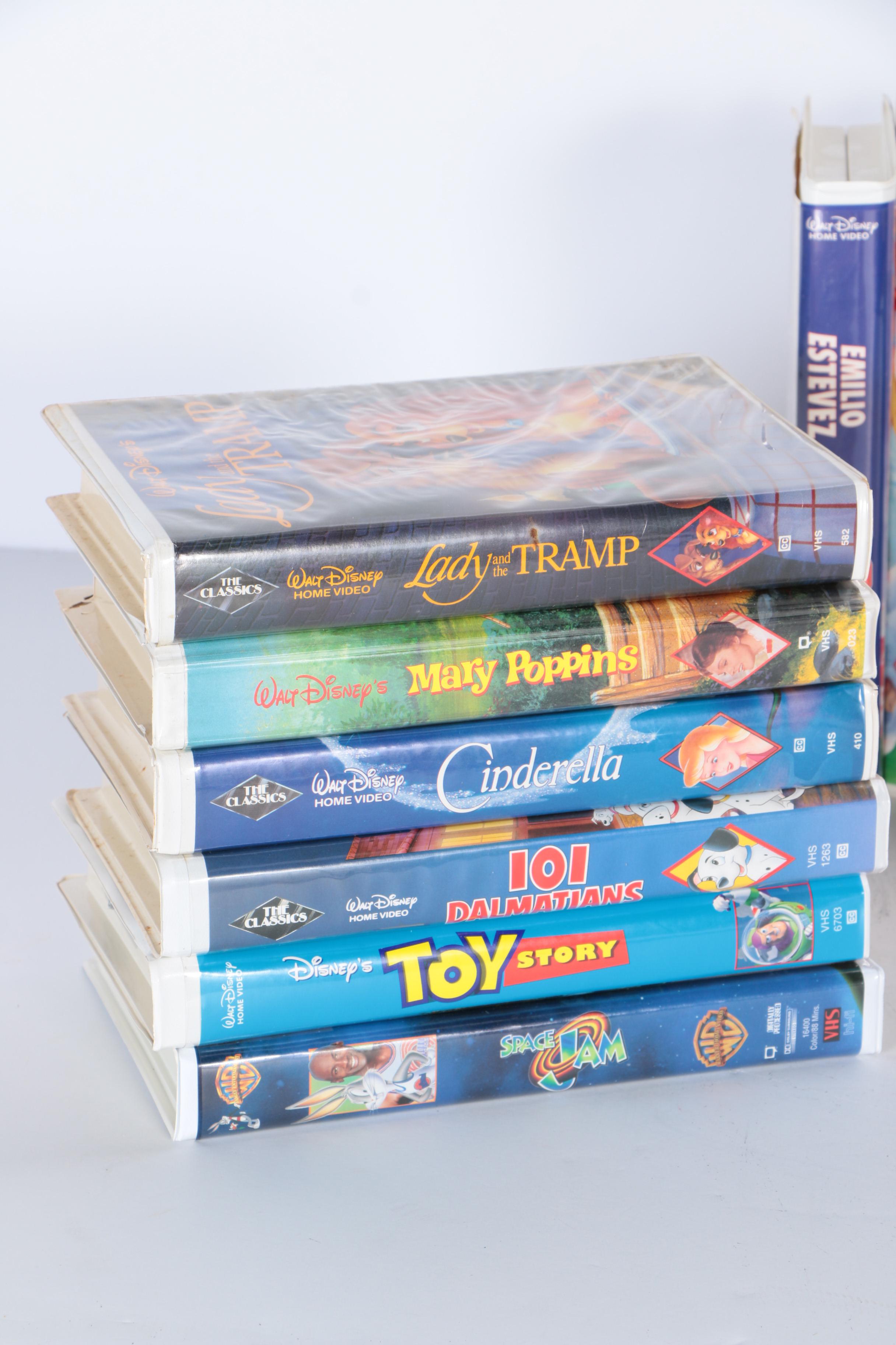 Disney, "Nightmare Before Christmas," Other Children's Films on VHS