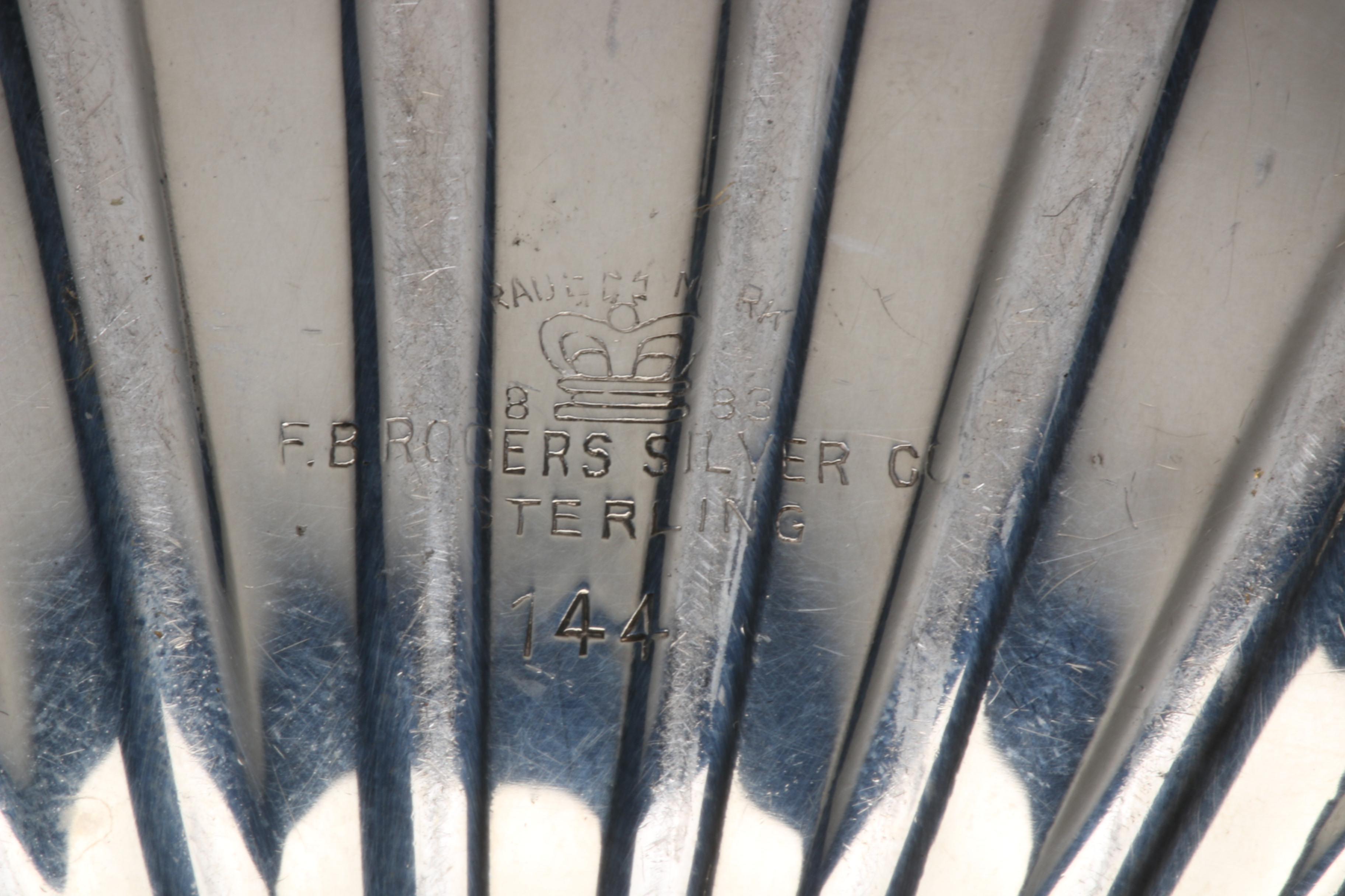 Sterling Silver Tableware Including F. B. Rogers Silver Co.