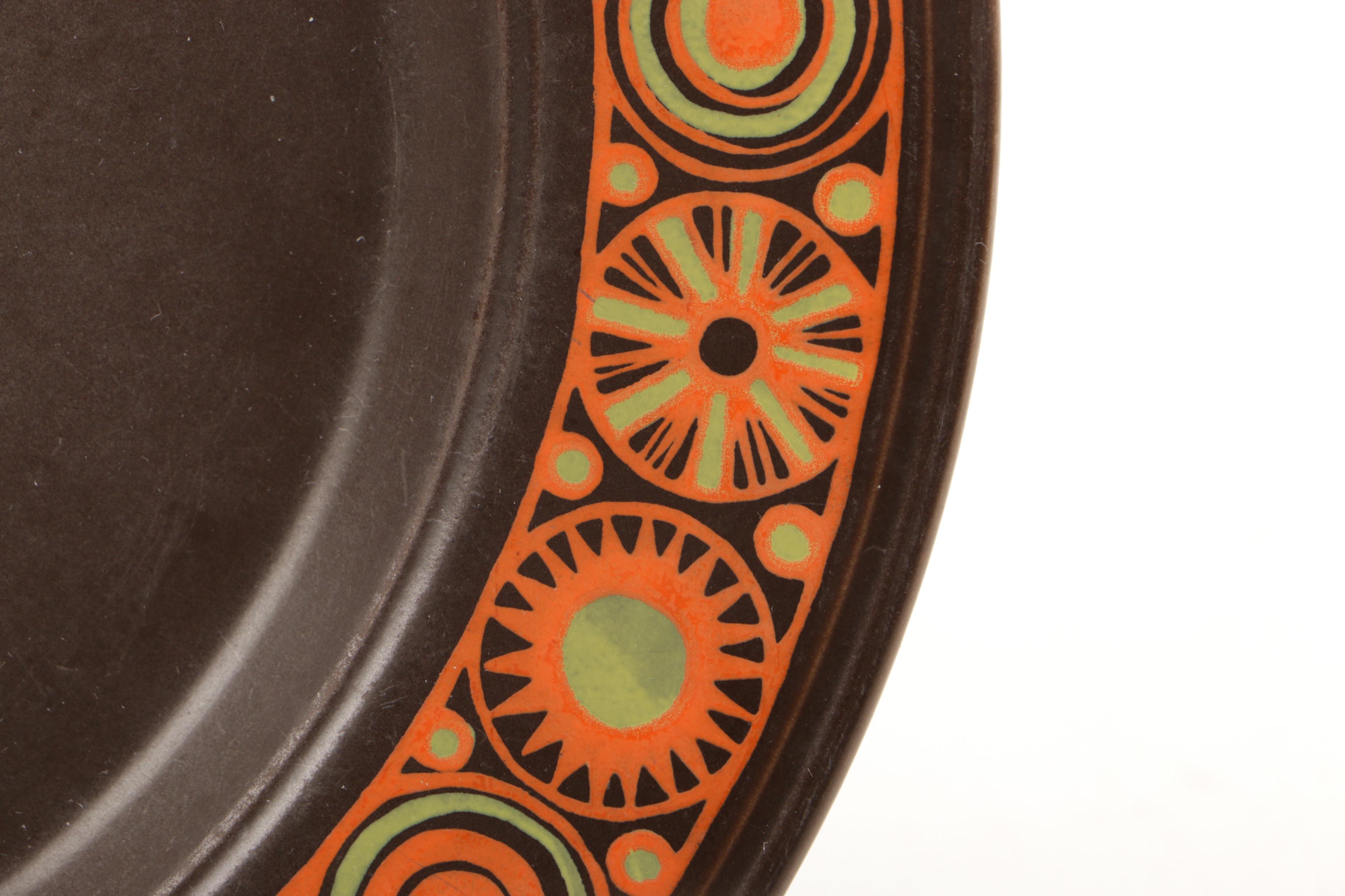 Vintage Staffordshire Pottery "Hermes" Ironstone Plates