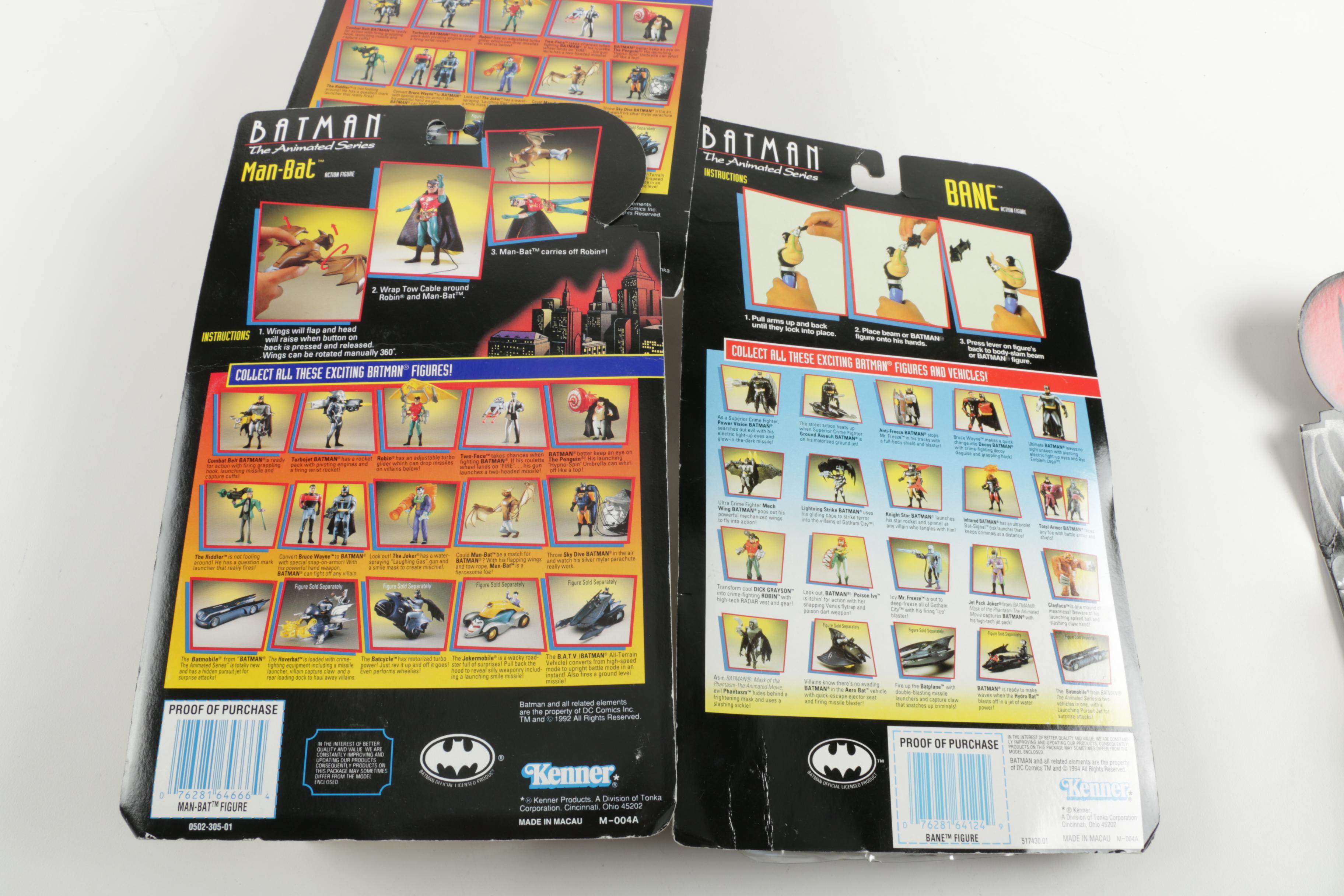 Collection of "Batman The Animated Series" Action Figures