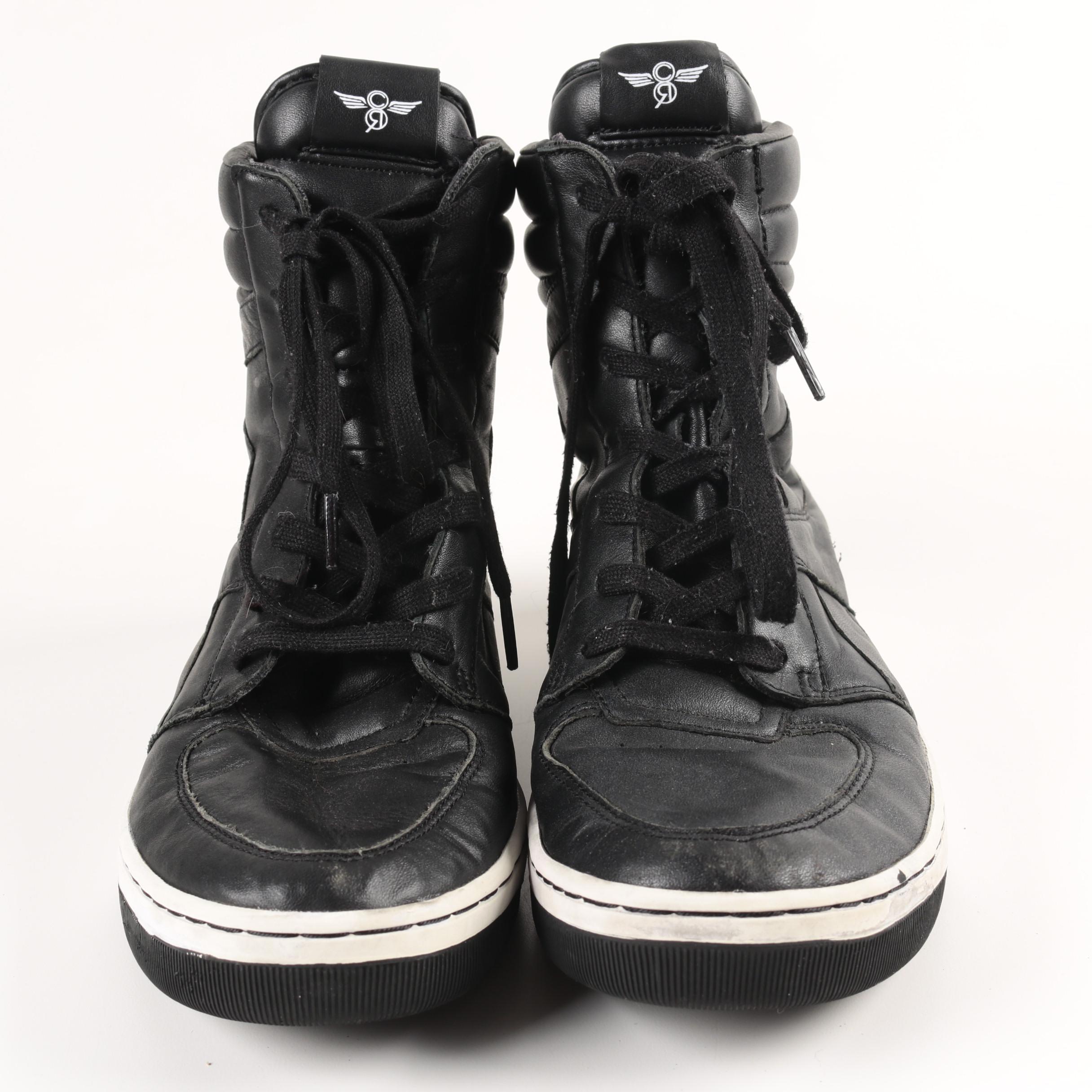 Men's Creative Recreation Black High Top Sneakers