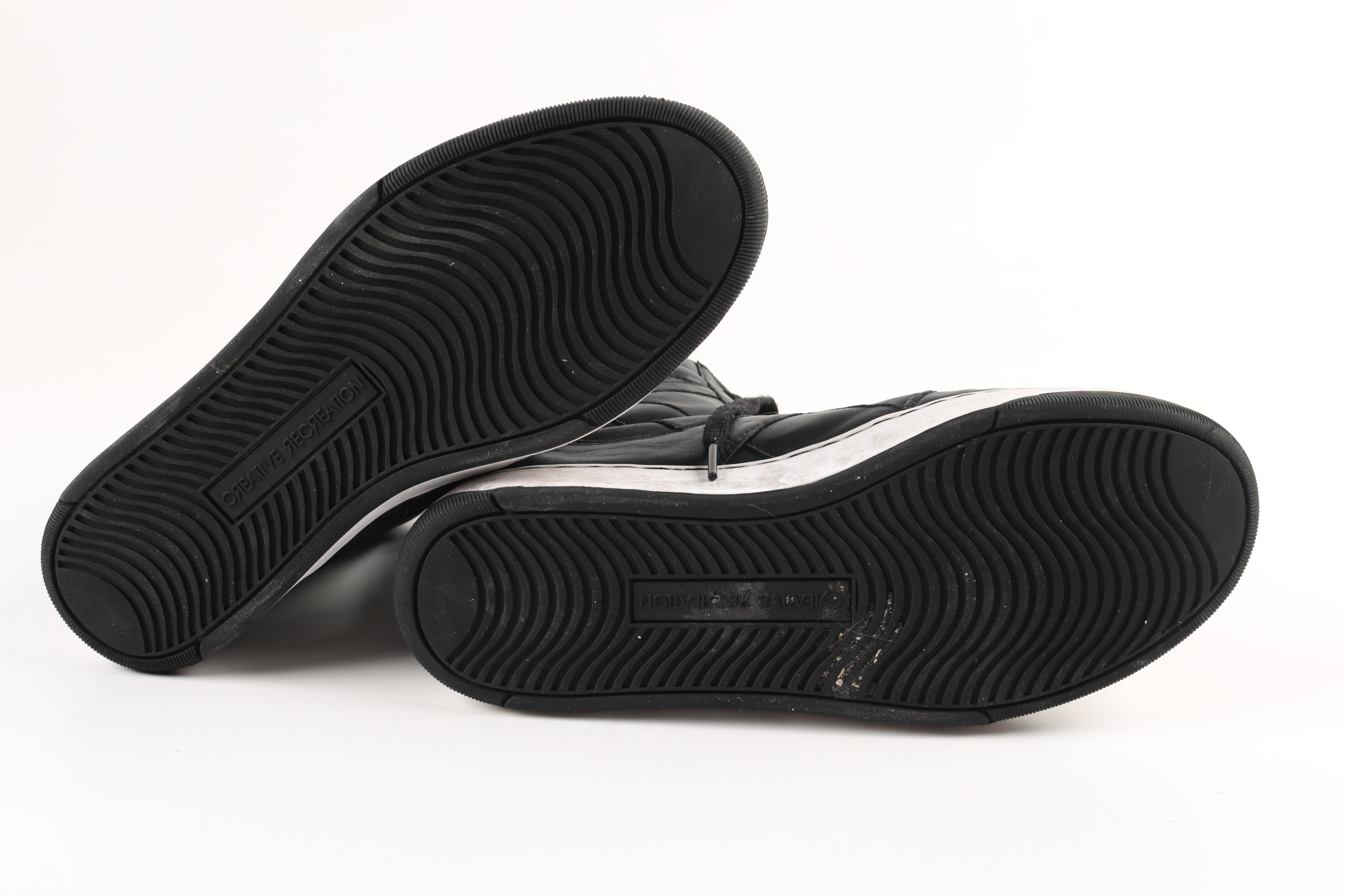 Men's Creative Recreation Black High Top Sneakers