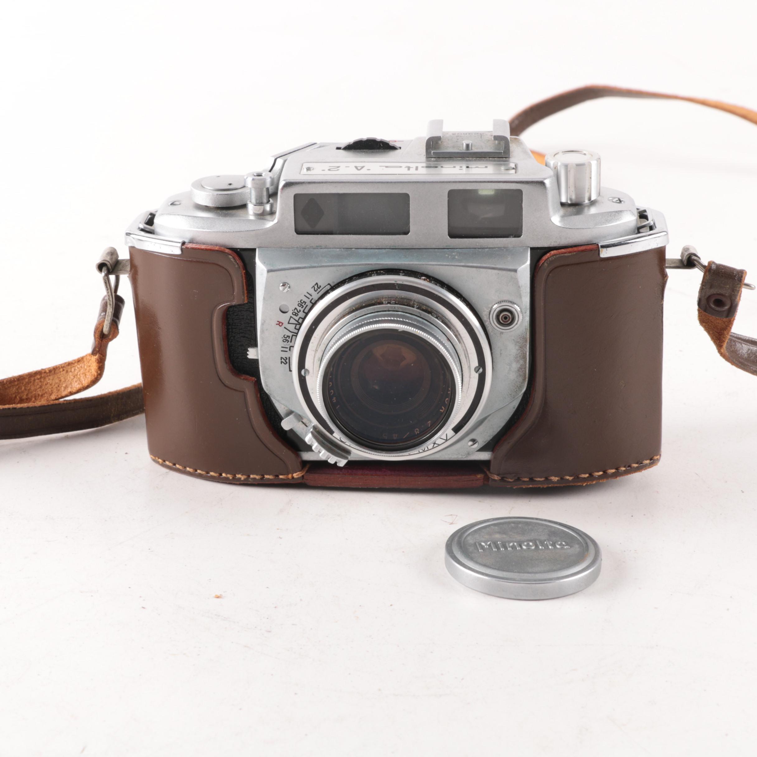 Vintage Minolta A-2 35 MM Film Camera