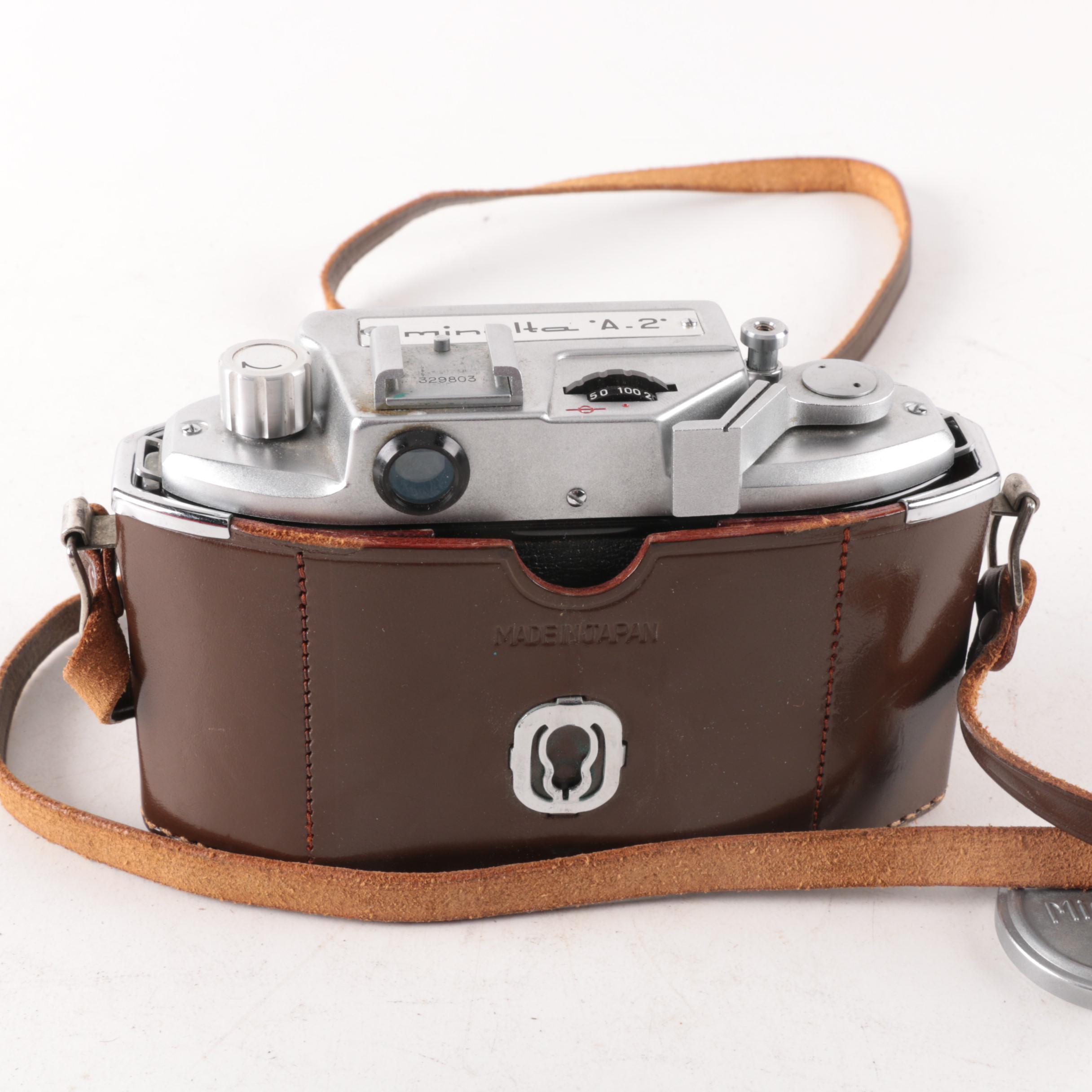 Vintage Minolta A-2 35 MM Film Camera