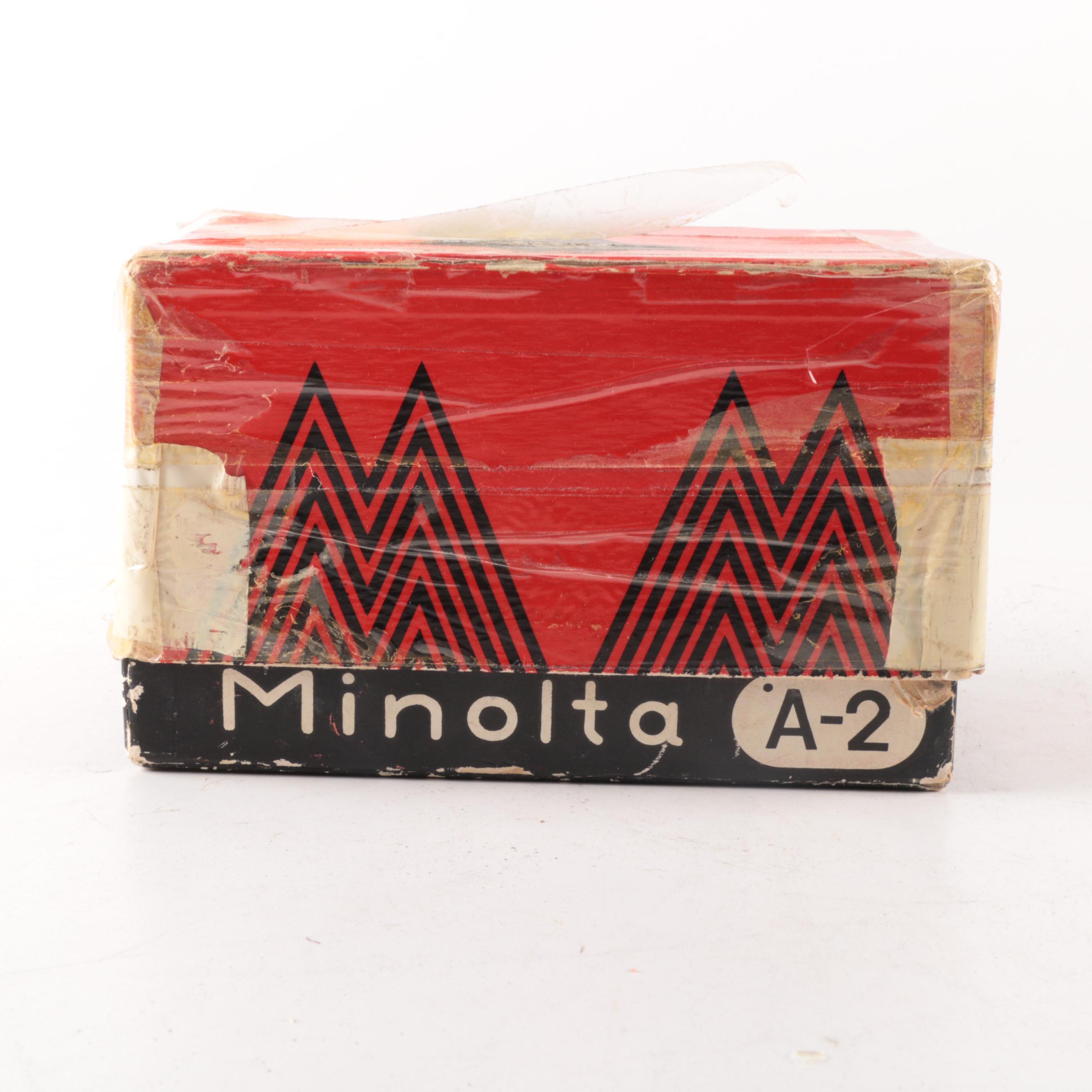 Vintage Minolta A-2 35 MM Film Camera