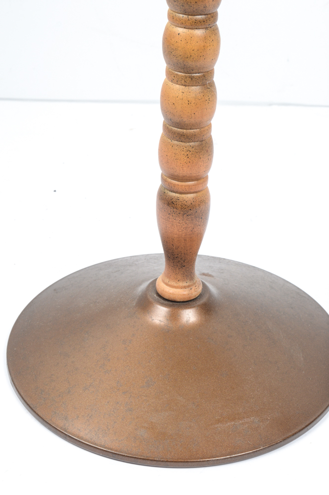 Home Decor Featuring Globe and Vintage Sewing Basket