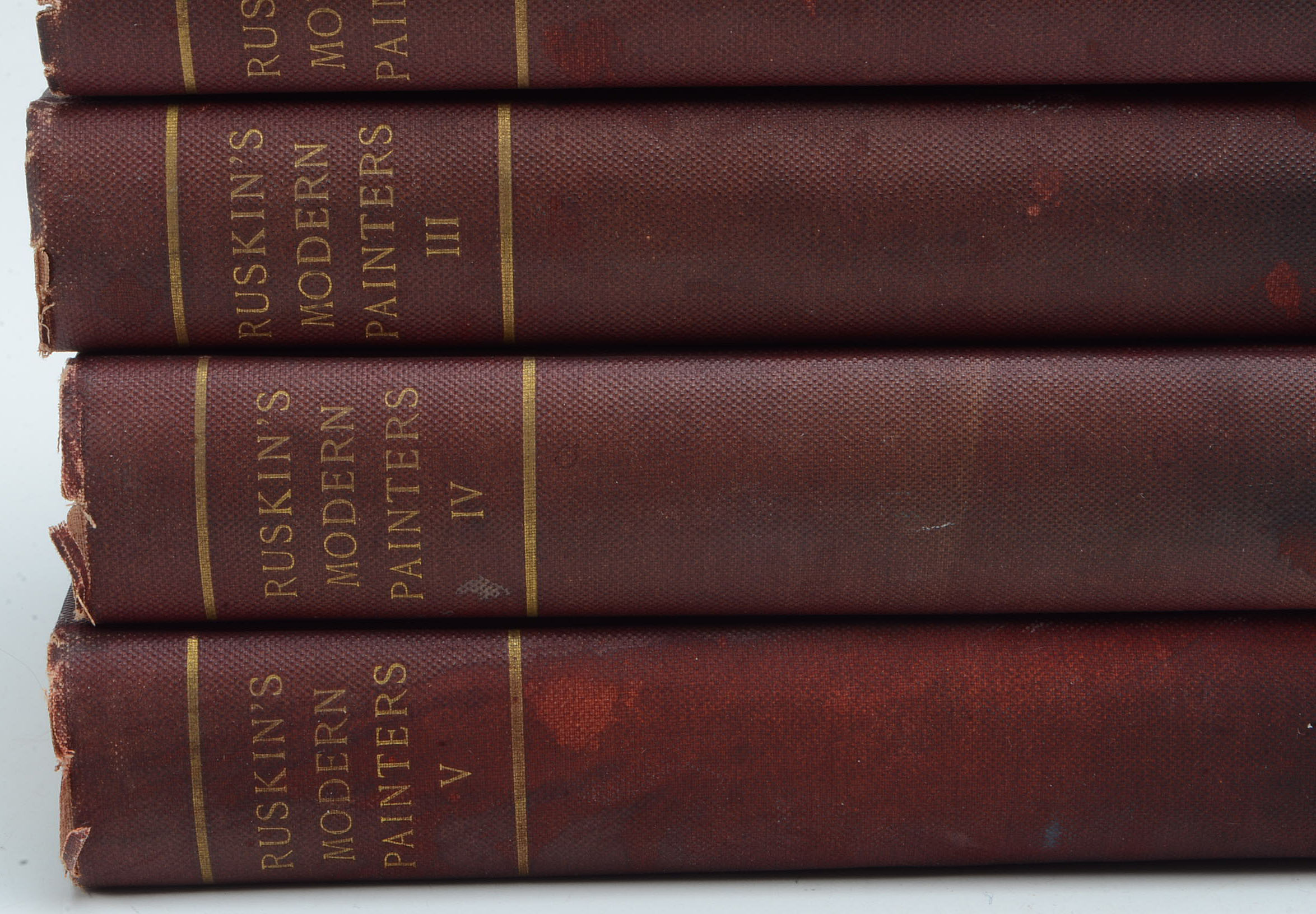 1873 "Ruskin's Modern Painters" in Five Volumes