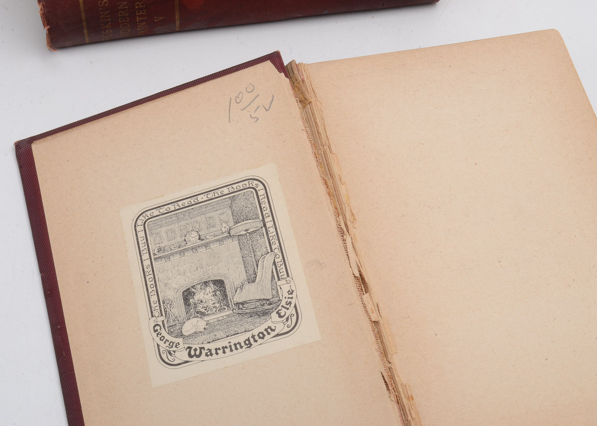 1873 "Ruskin's Modern Painters" in Five Volumes