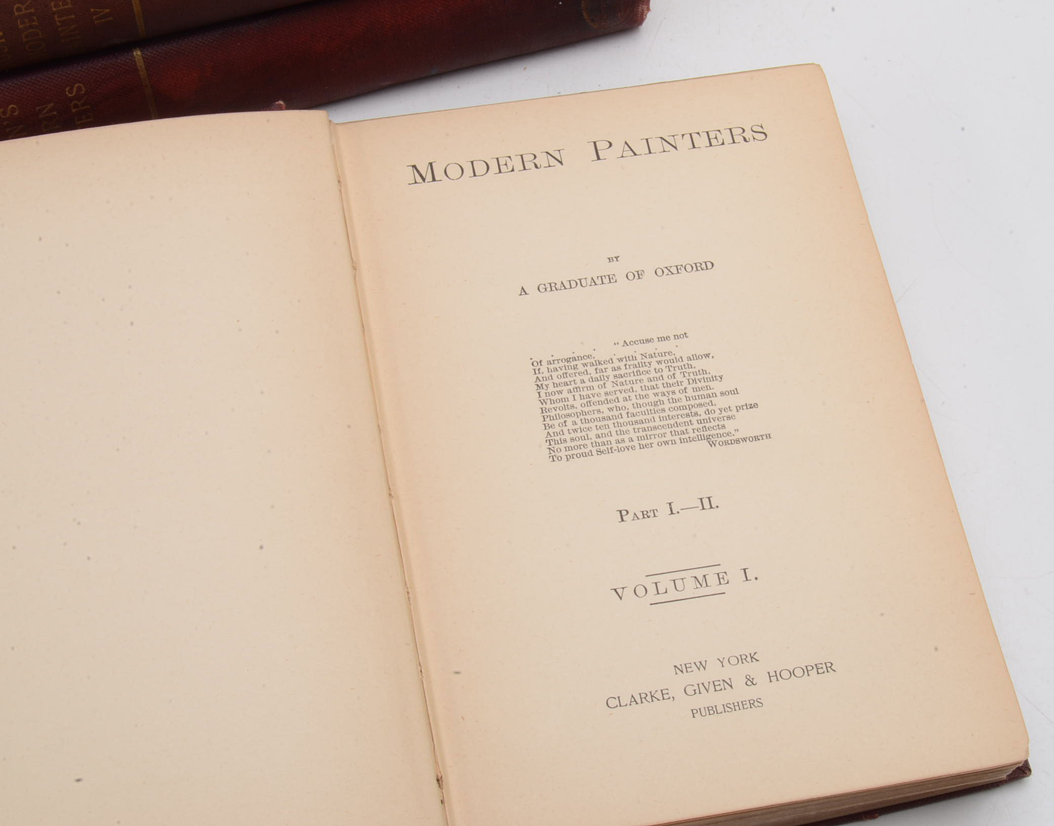 1873 "Ruskin's Modern Painters" in Five Volumes