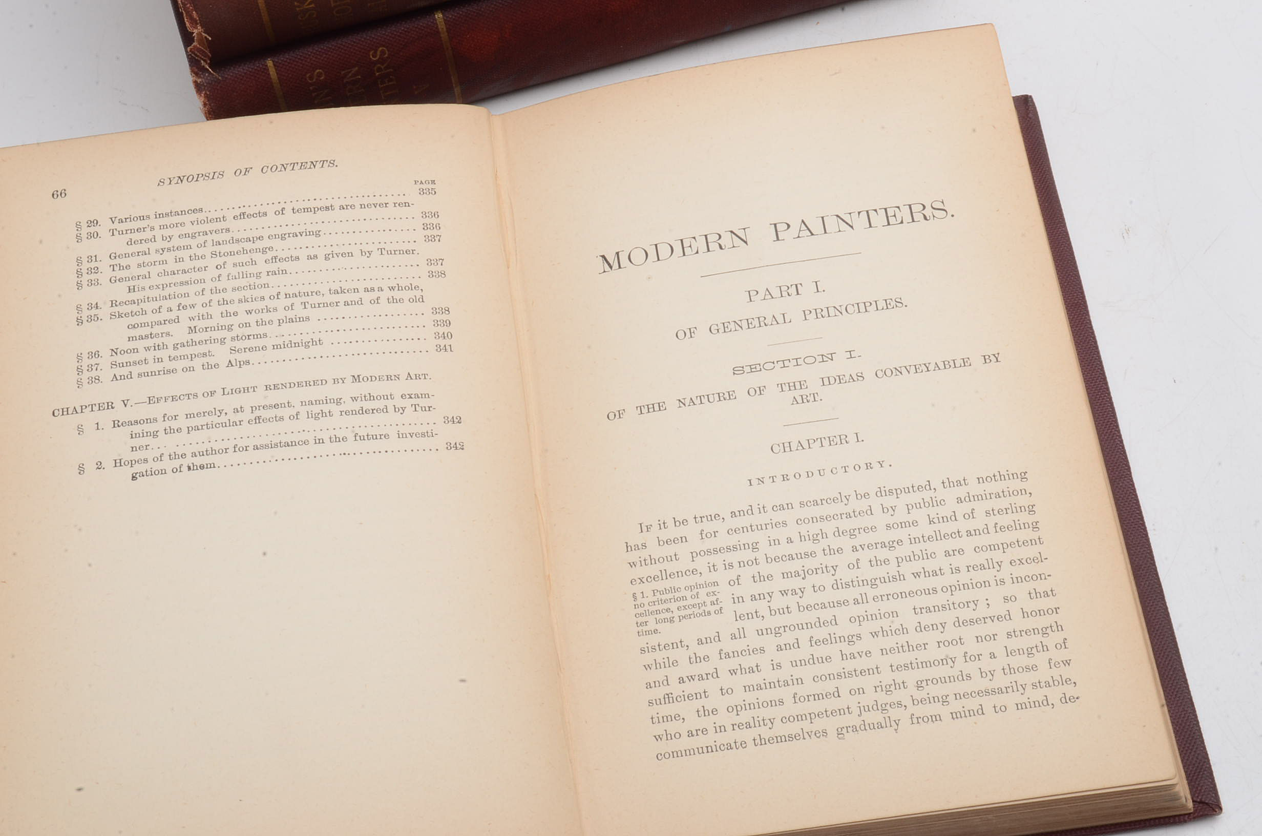 1873 "Ruskin's Modern Painters" in Five Volumes