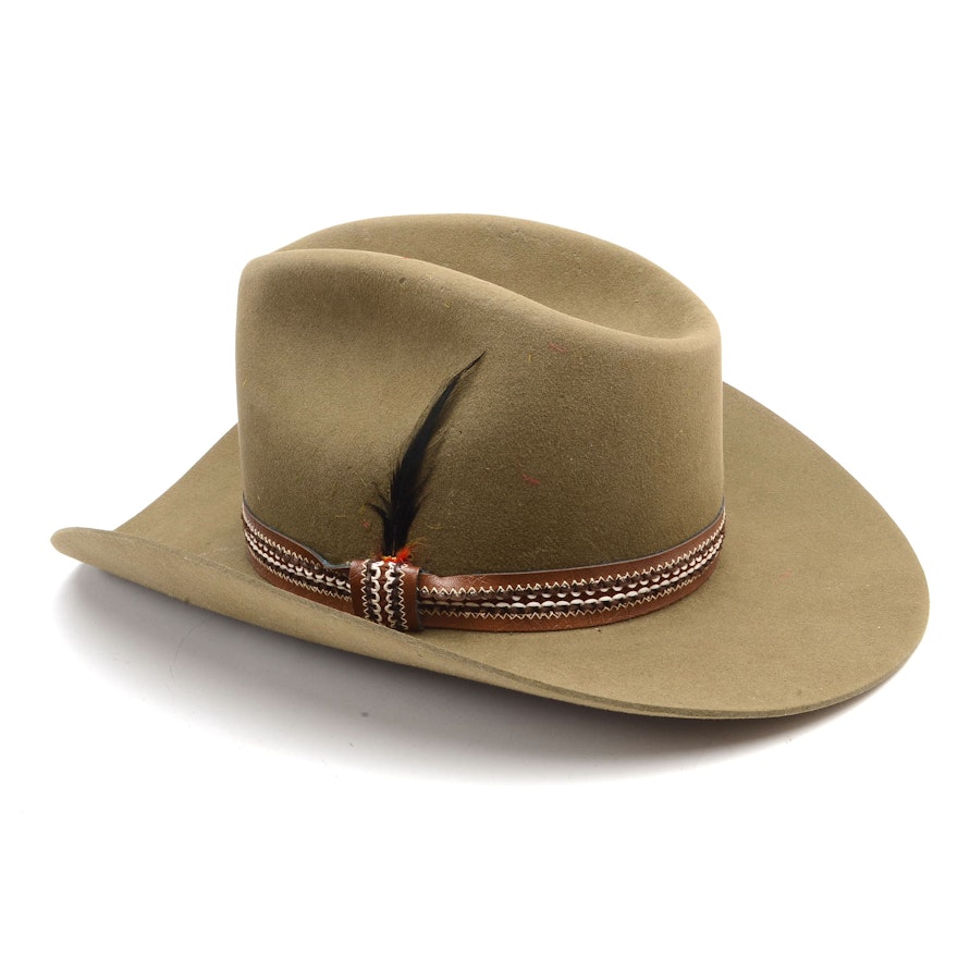 Stetson 3X Beaver Felt Cowboy Hat