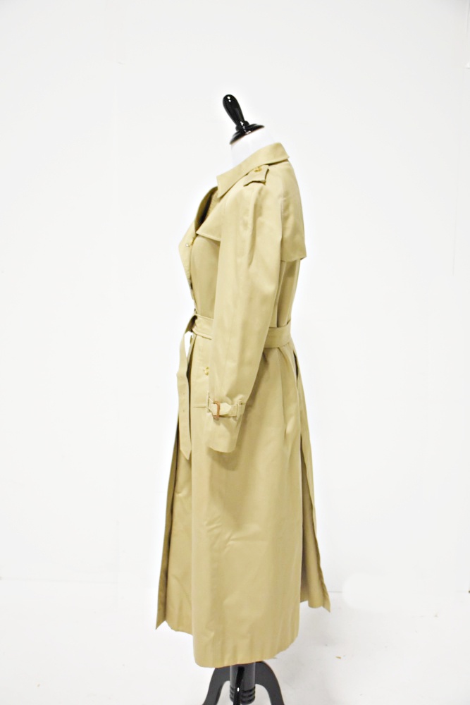 Burberrys Cotton Gaberdine Trench Coat with Removable Wool Lining