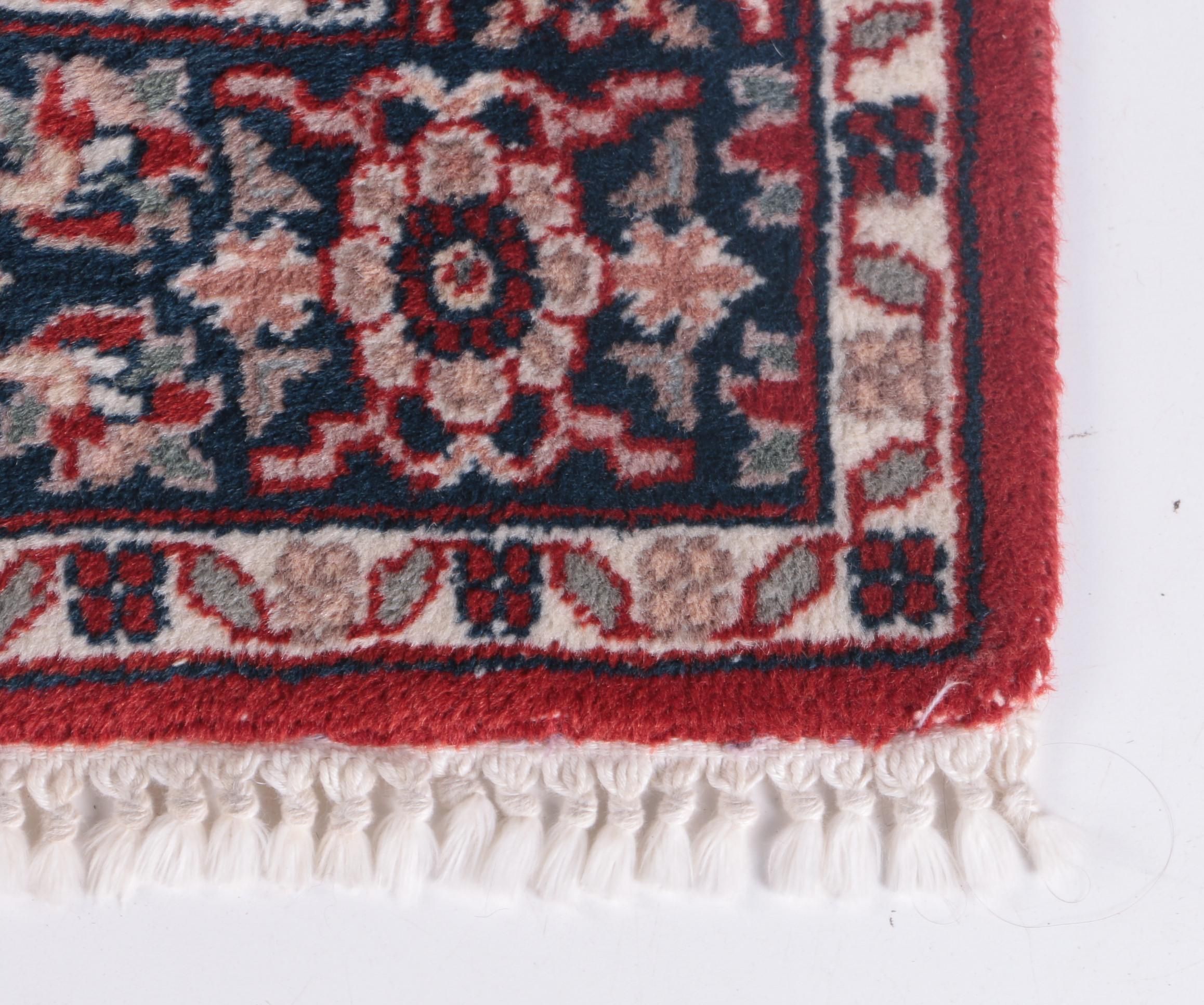 Hand-Knotted Indo-Caucasian Carpet Runner