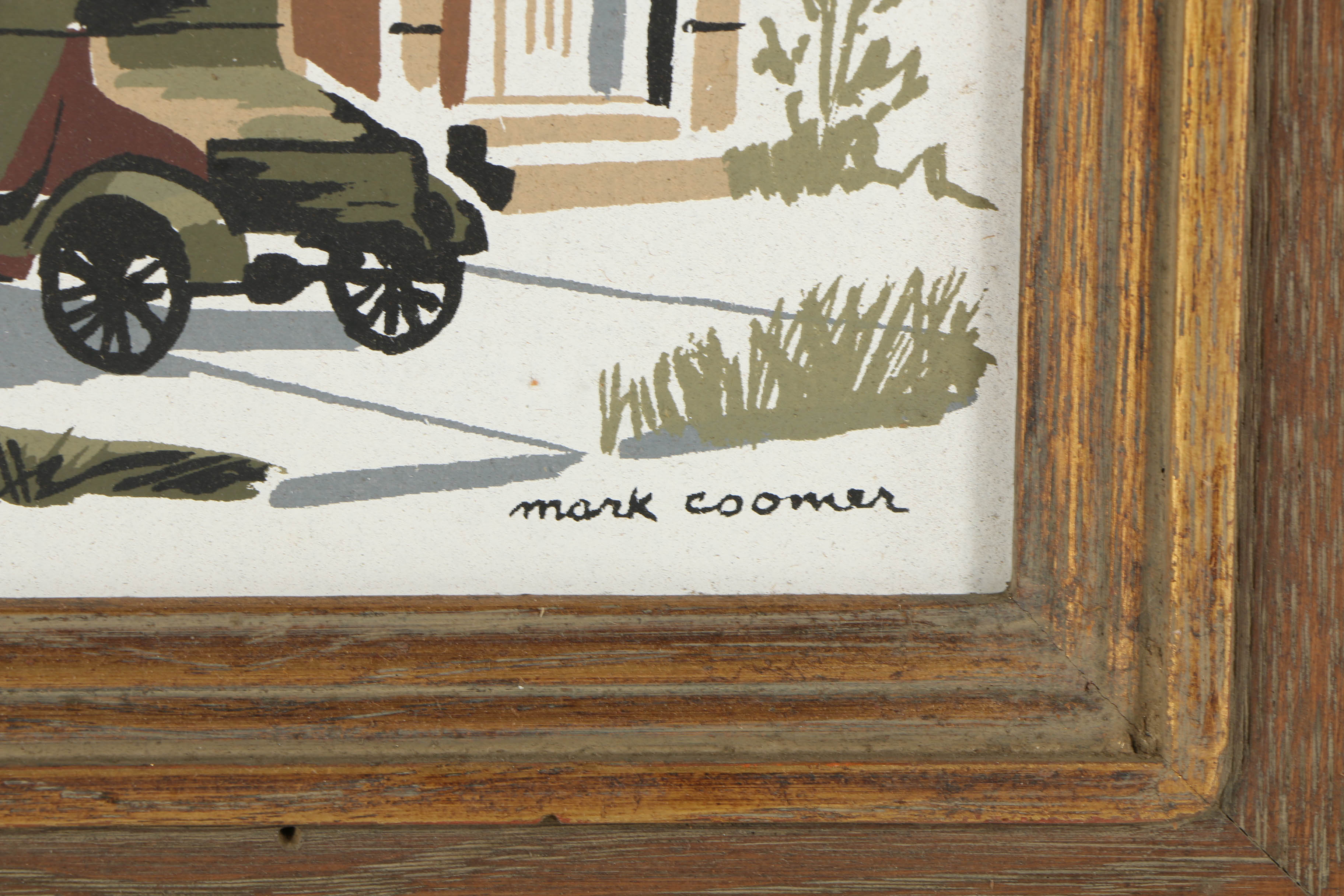 Mark Coomer Limited Edition Serigraph on Composite Board “General Store”