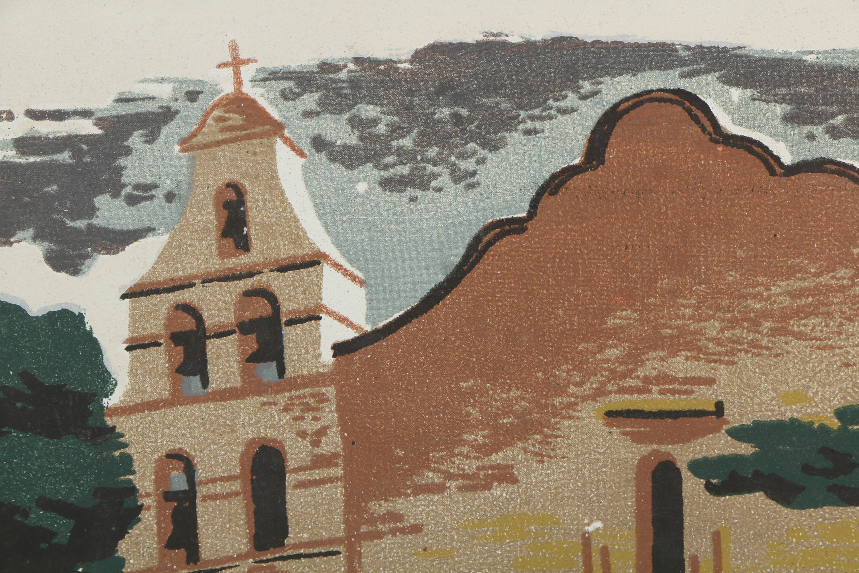 Collection of Mark Coomer Serigraphs on Boards of Genre Scenes