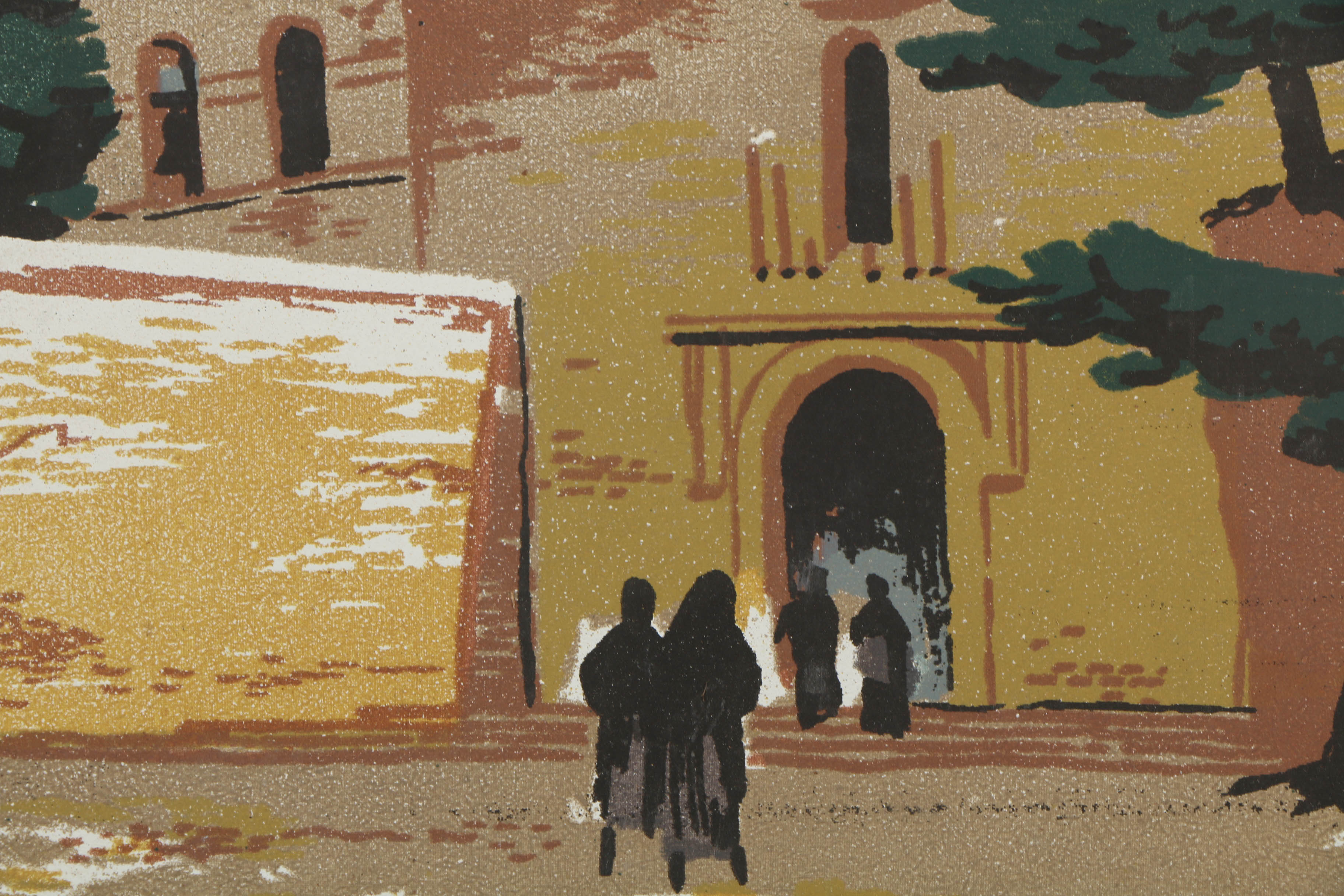 Collection of Mark Coomer Serigraphs on Boards of Genre Scenes