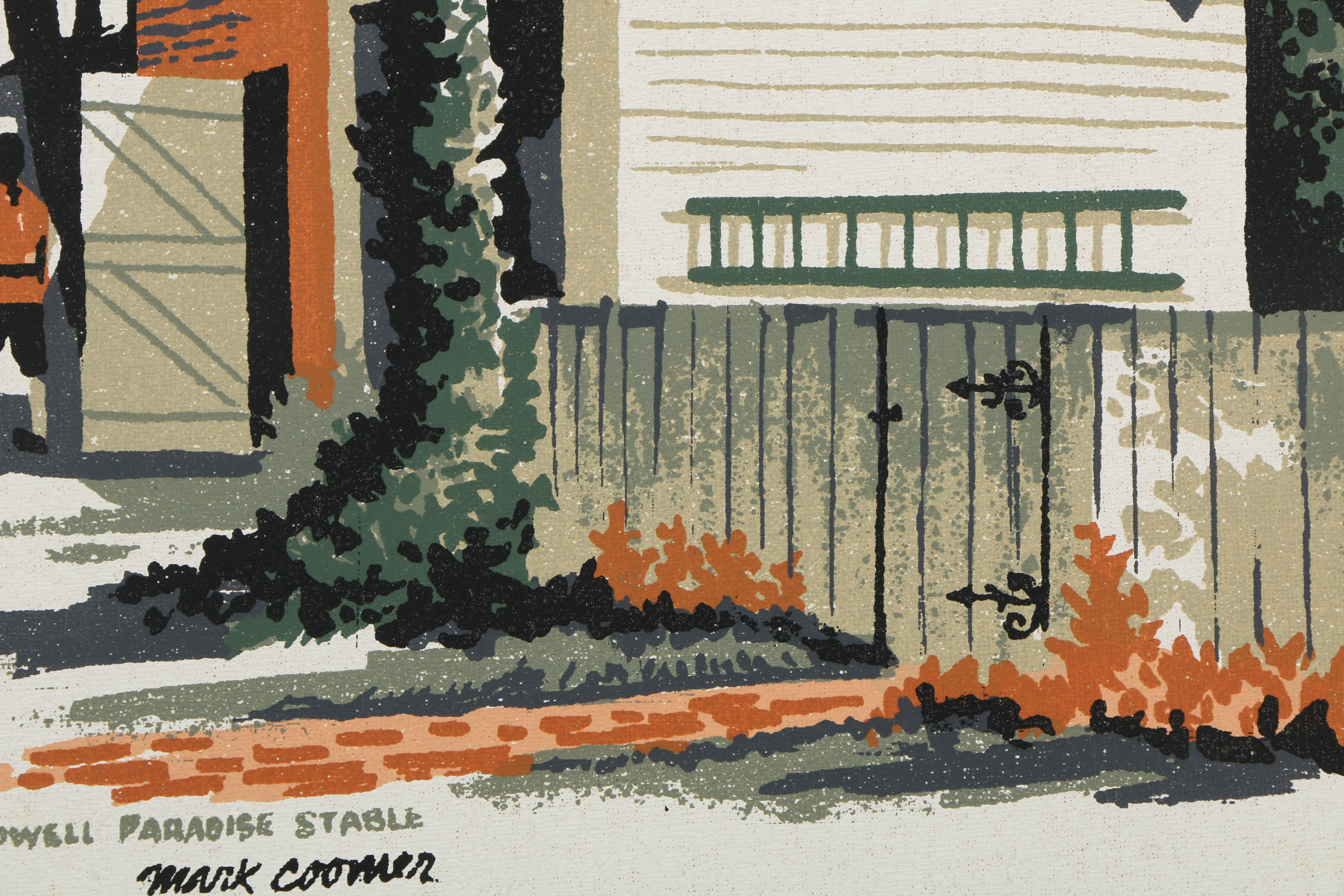 Collection of Mark Coomer Serigraphs on Boards of Genre Scenes