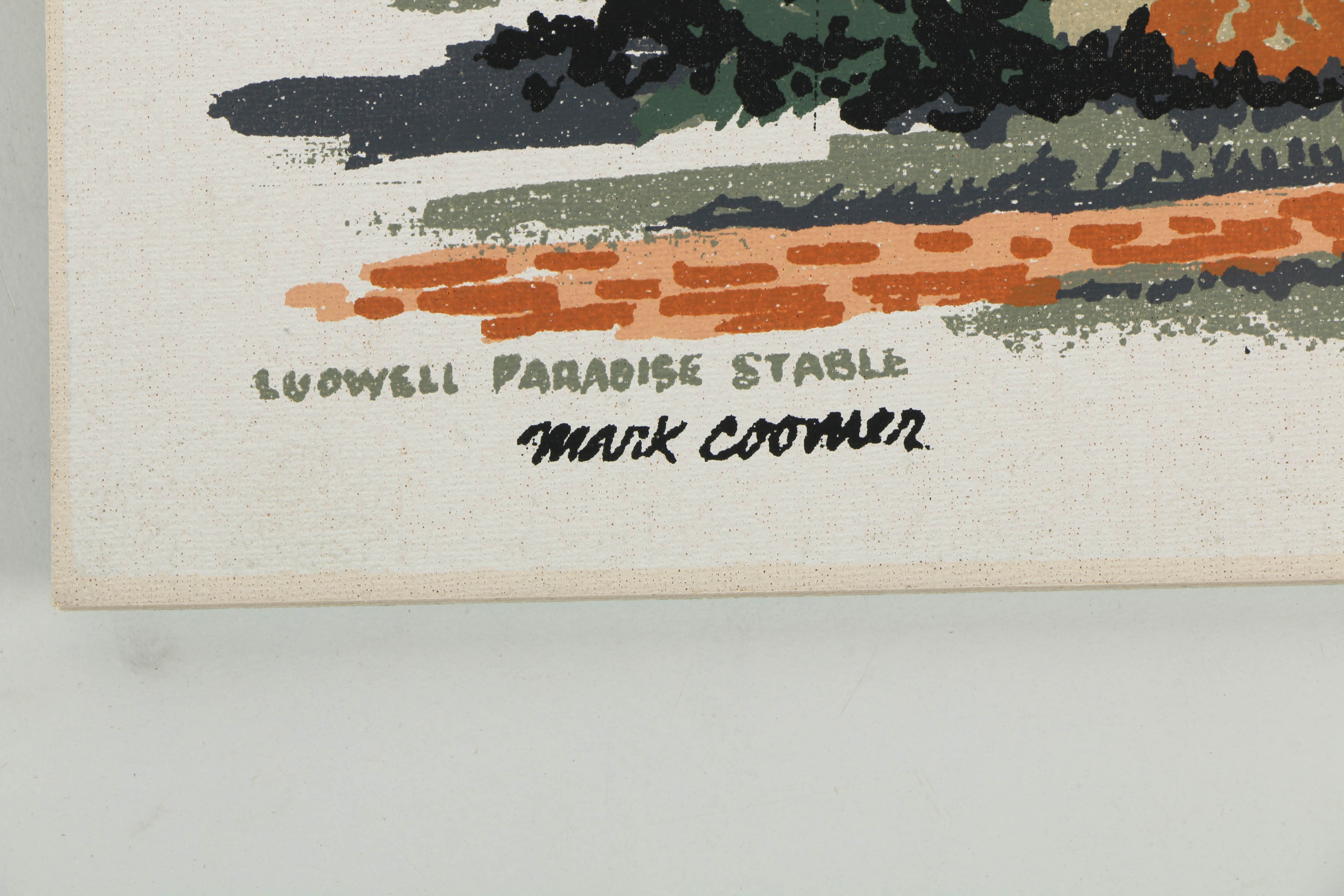 Collection of Mark Coomer Serigraphs on Boards of Genre Scenes