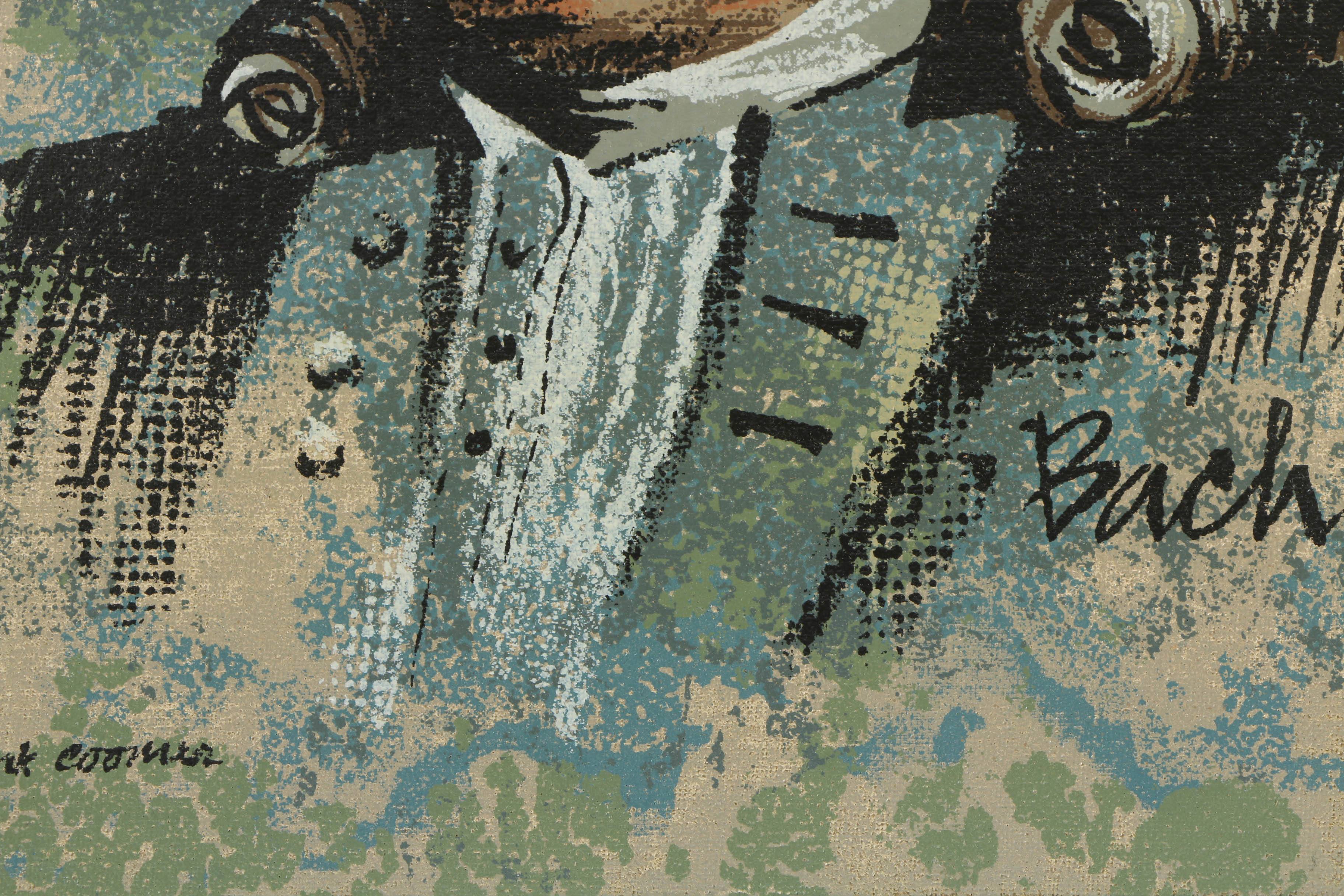 Collection of Mark Coomer Serigraphs on Boards of Genre Scenes