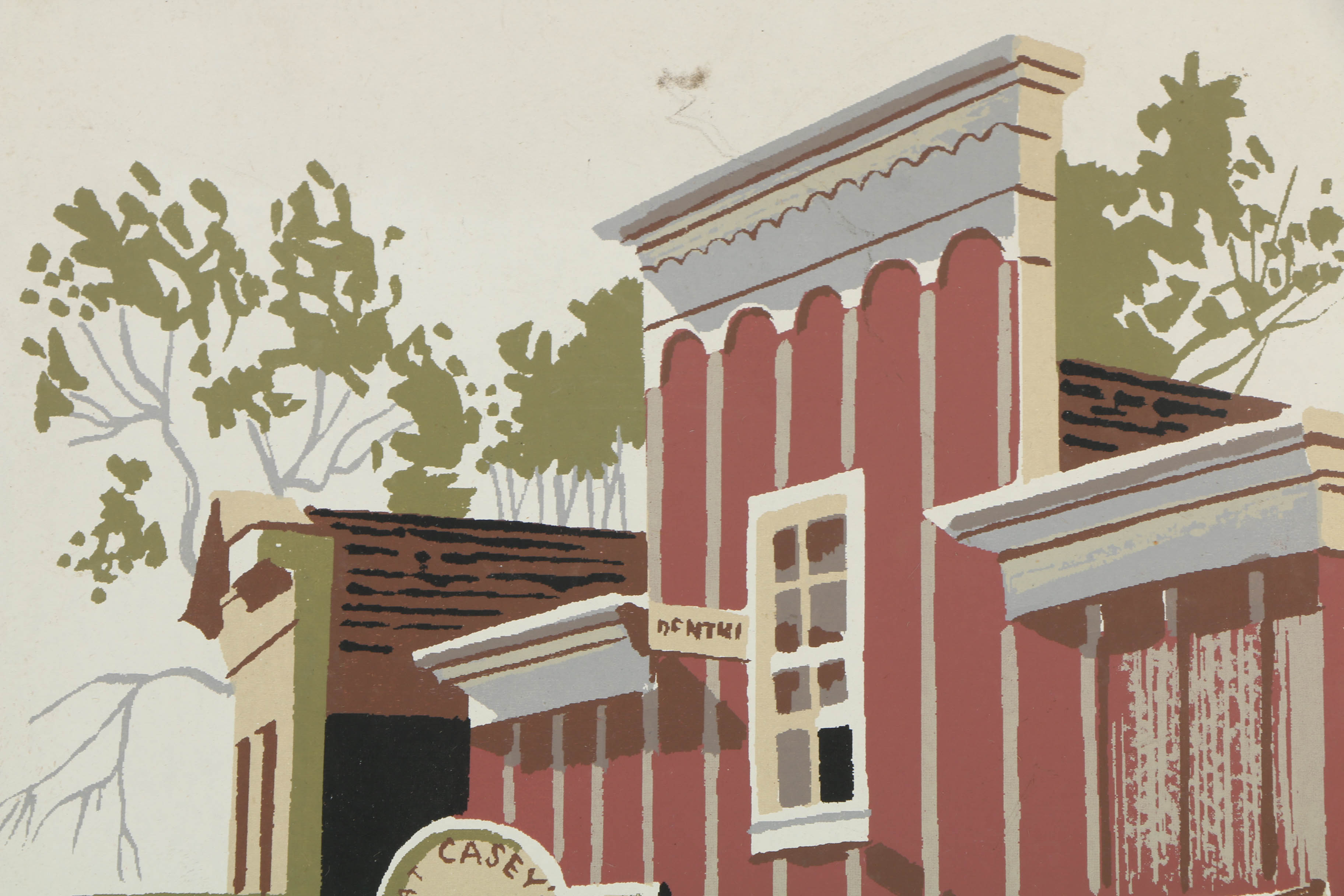 Collection of Mark Coomer Serigraphs on Boards of Genre Scenes