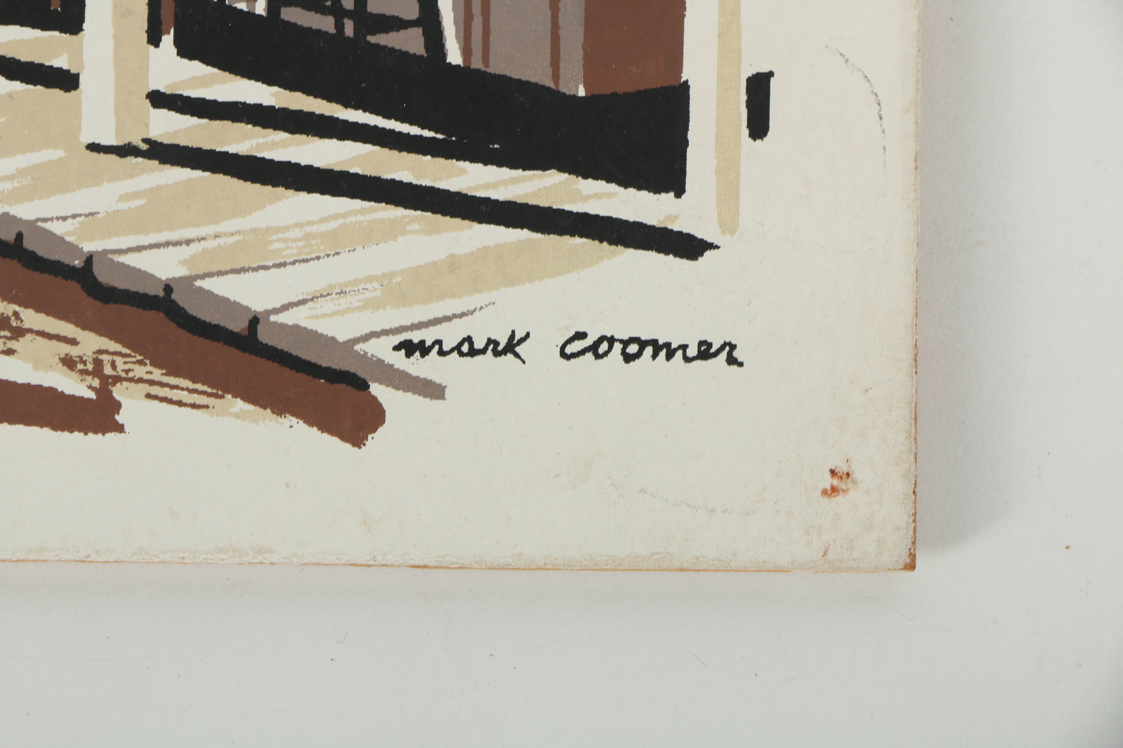 Collection of Mark Coomer Serigraphs on Boards of Genre Scenes
