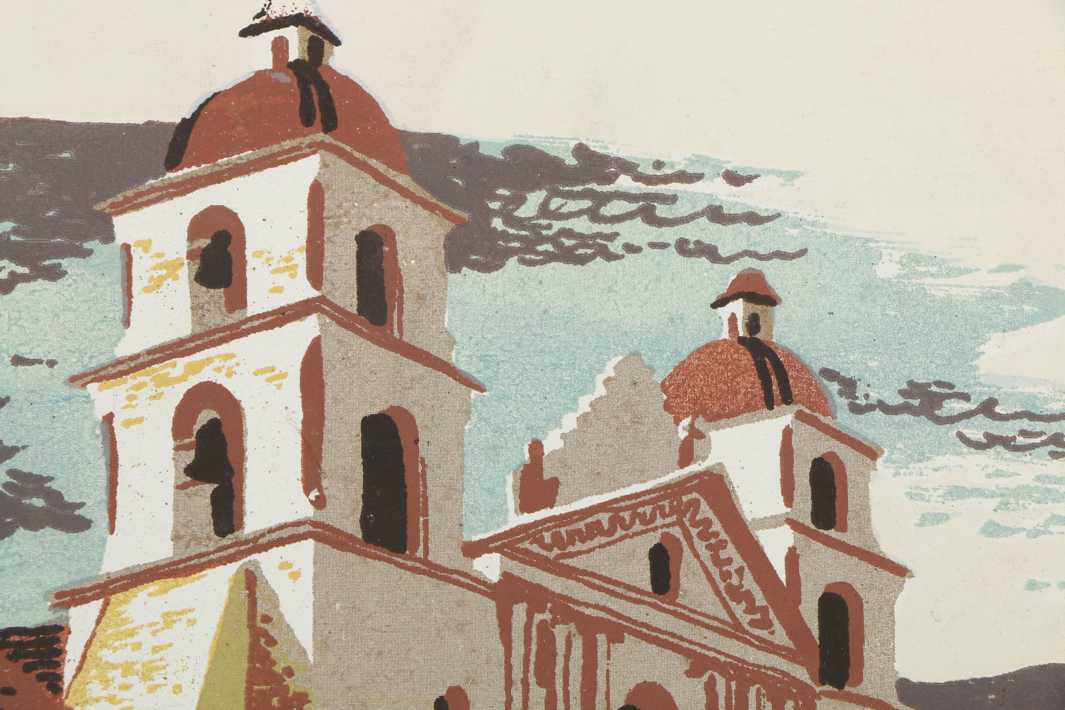 Collection of Mark Coomer Serigraphs on Boards of Genre Scenes