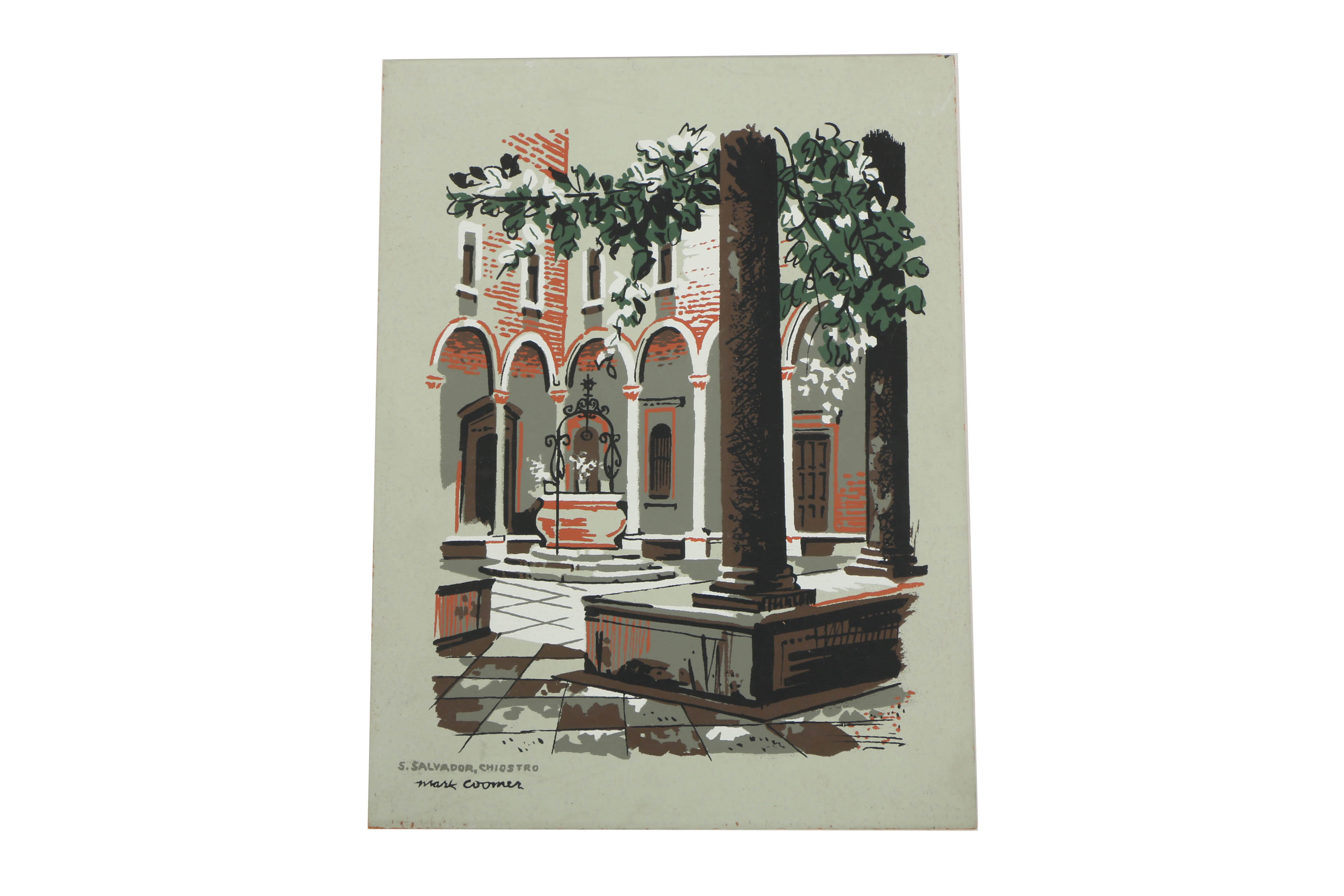 Collection of Mark Coomer Serigraphs on Boards of Genre Scenes