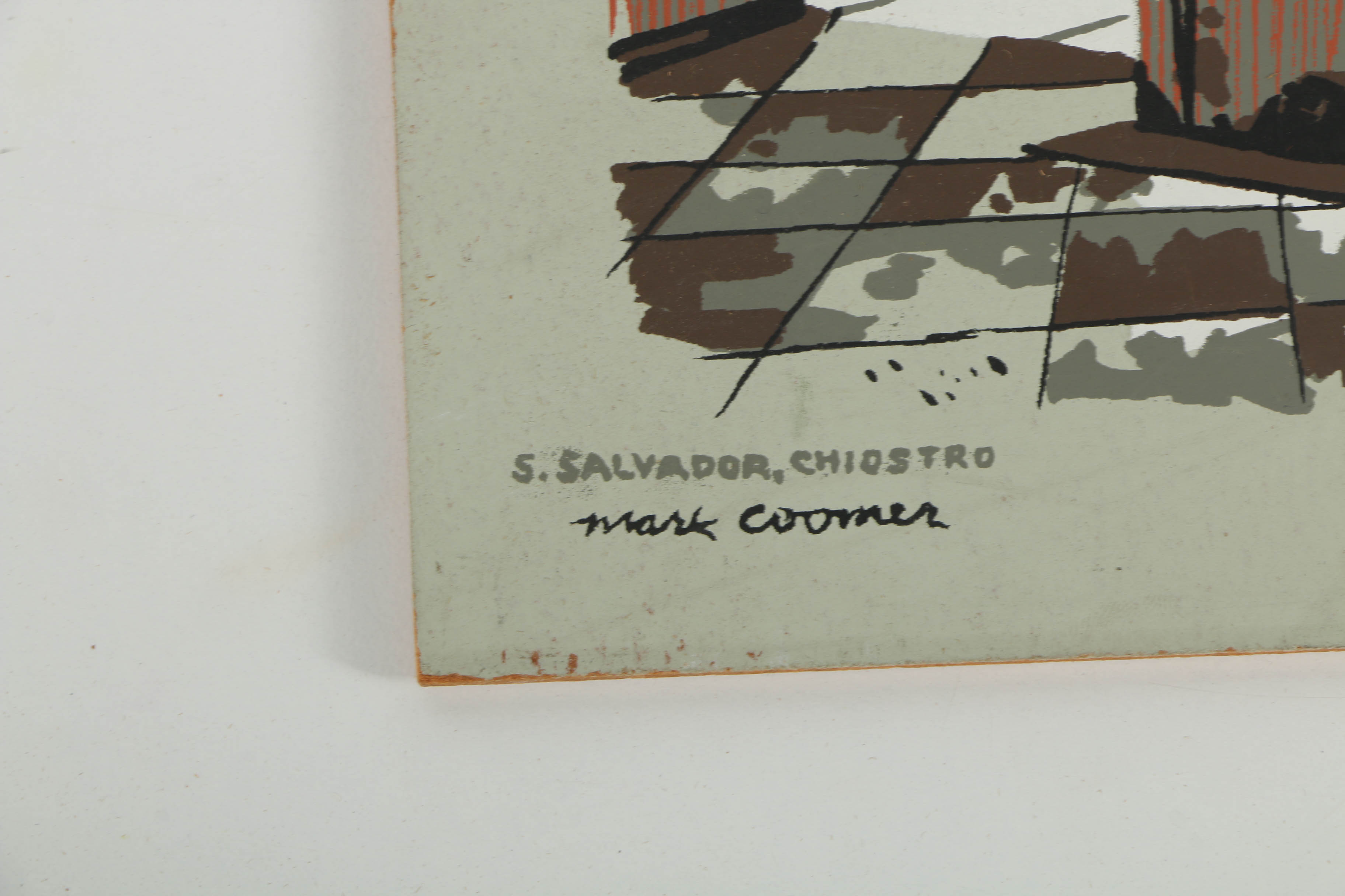 Collection of Mark Coomer Serigraphs on Boards of Genre Scenes