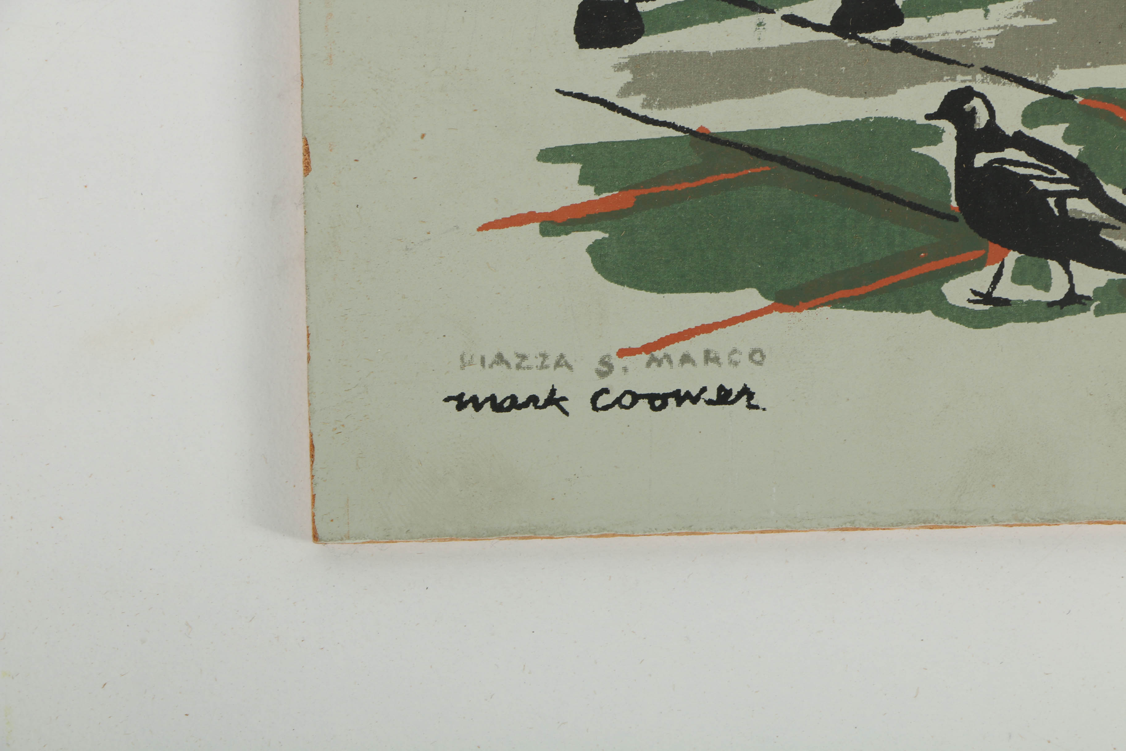 Collection of Mark Coomer Serigraphs on Boards of Genre Scenes