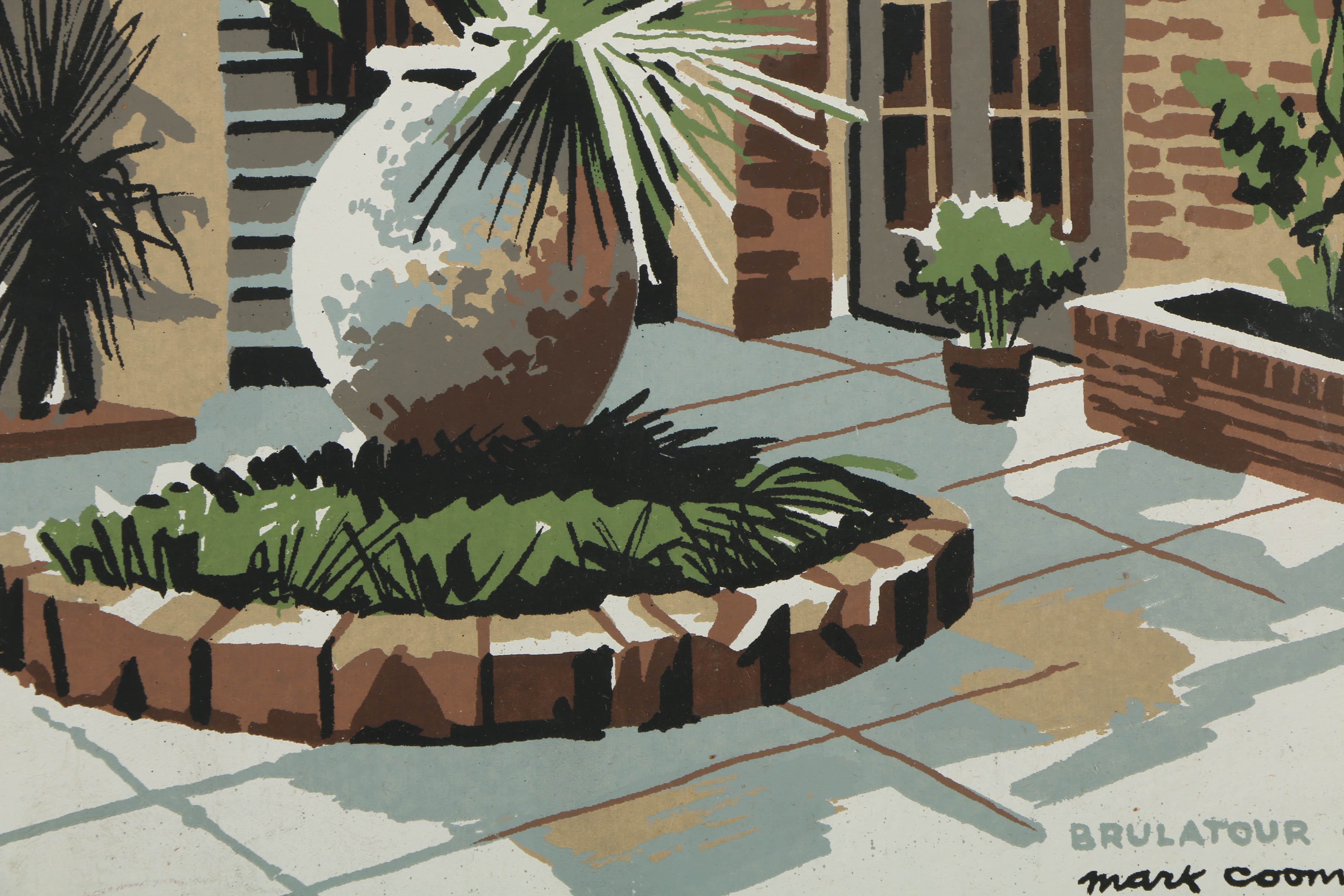 Collection of Mark Coomer Serigraphs on Boards of Genre Scenes