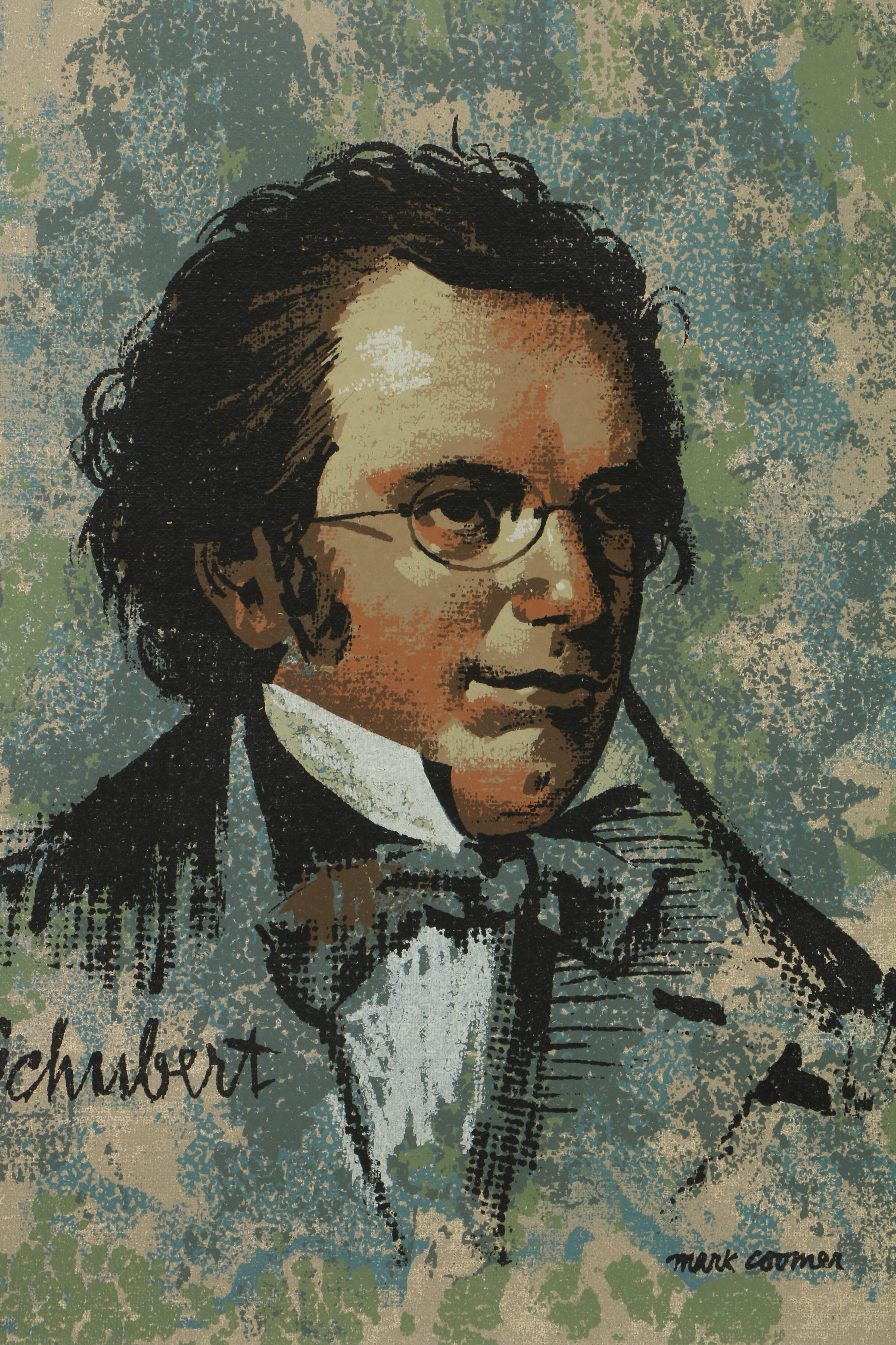 Collection of Mark Coomer Serigraphs on Boards of Genre Scenes