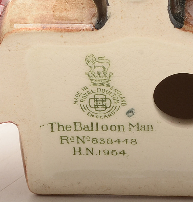 Vintage Royal Doulton Old Balloon Seller Woman and Balloon Man