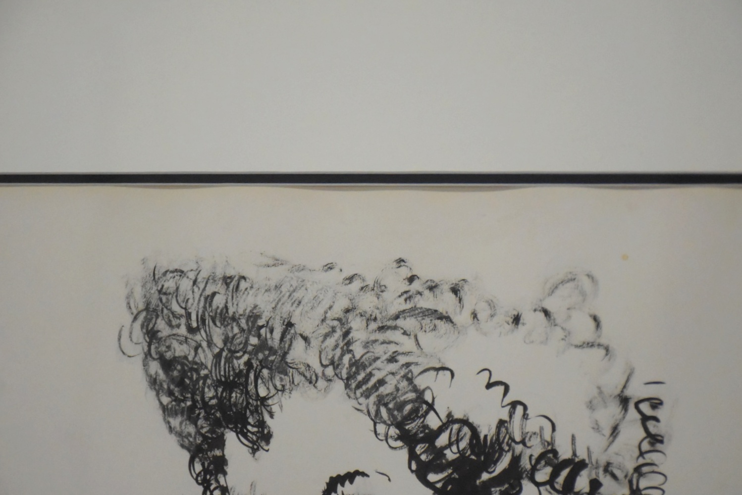 David Miretsky Ink Painting on Paper Abstract Figure