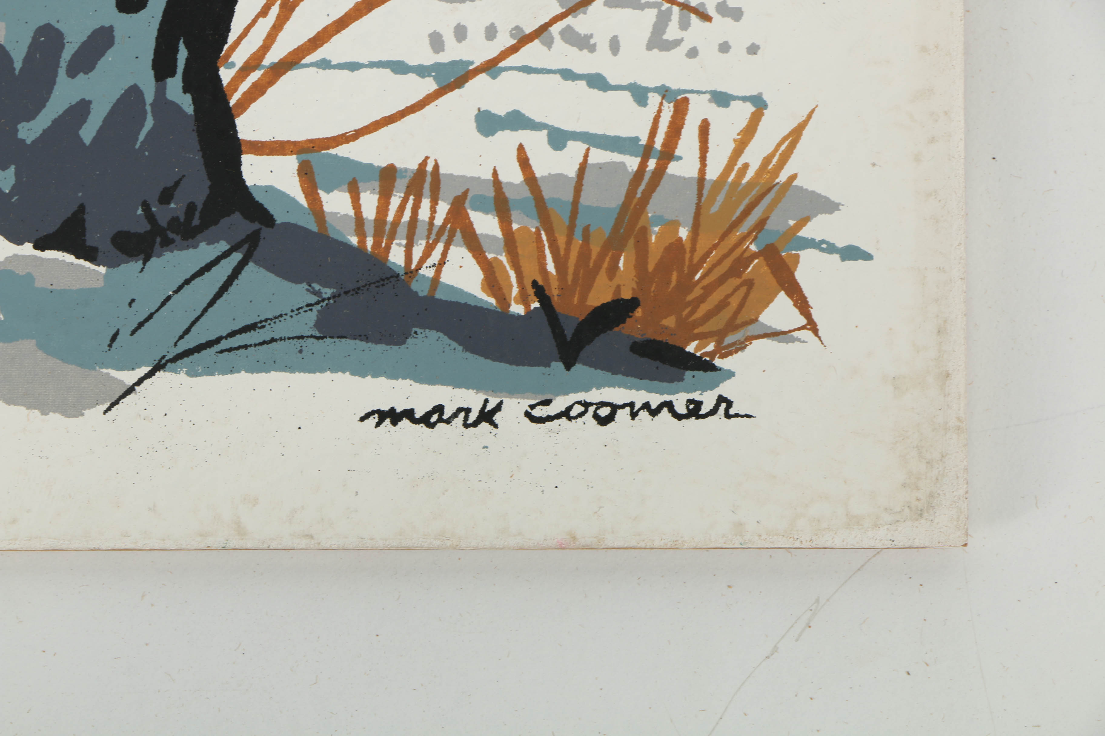 Assortment of Mark Coomer Serigraphs on Boards of Architectural Scenes