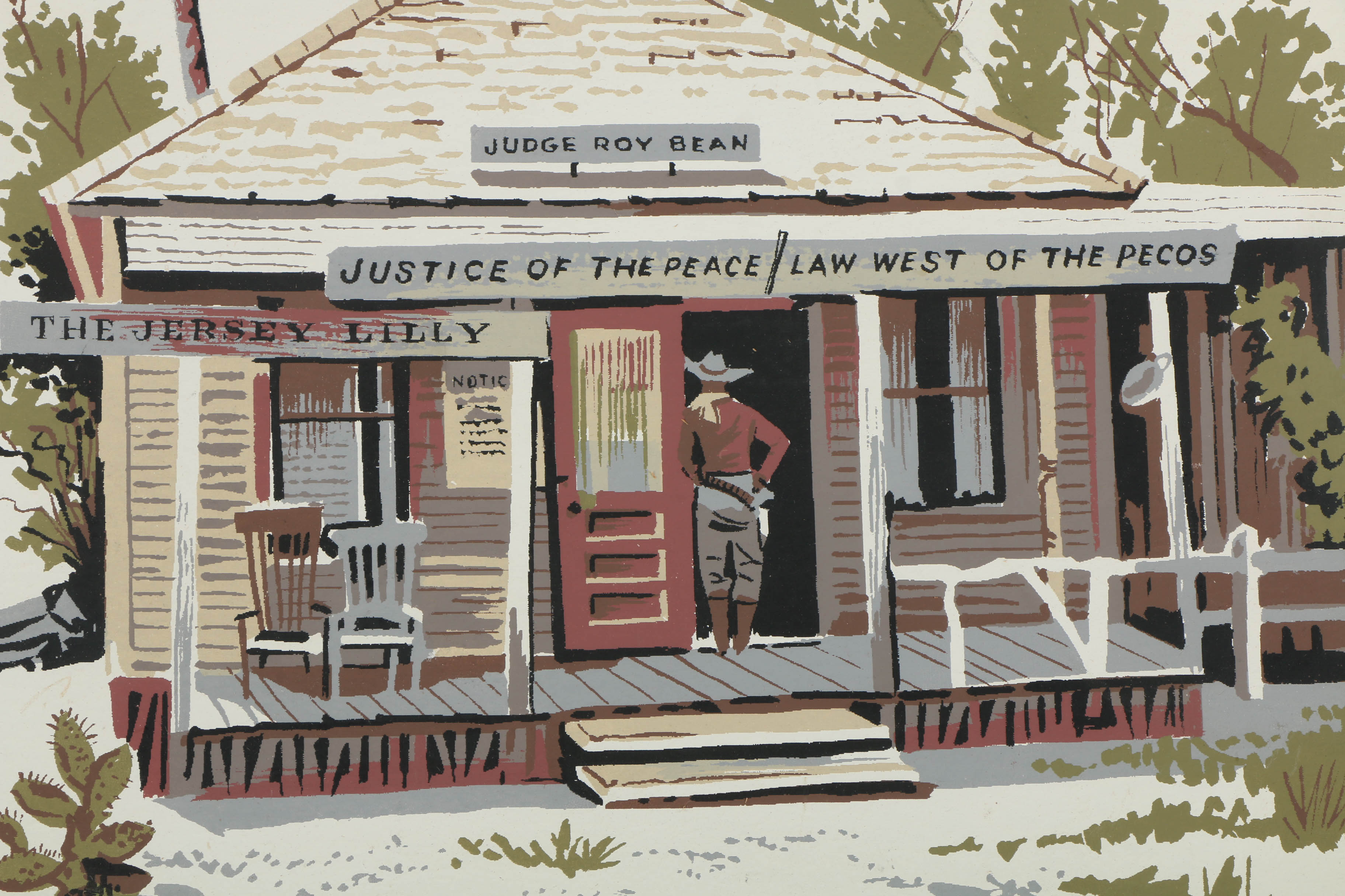 Assortment of Mark Coomer Serigraphs on Boards of Architectural Scenes