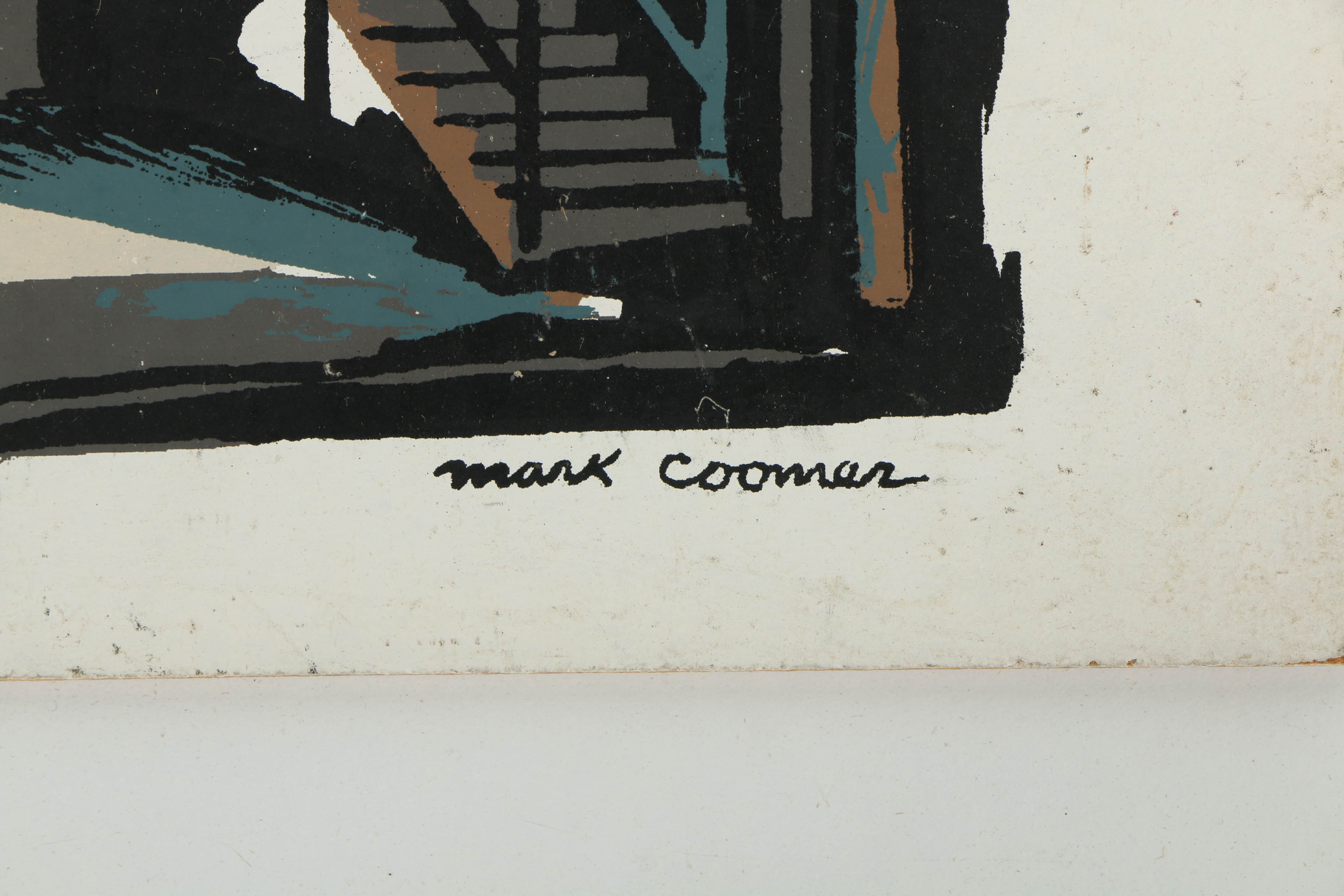 Assortment of Mark Coomer Serigraphs on Boards of Architectural Scenes