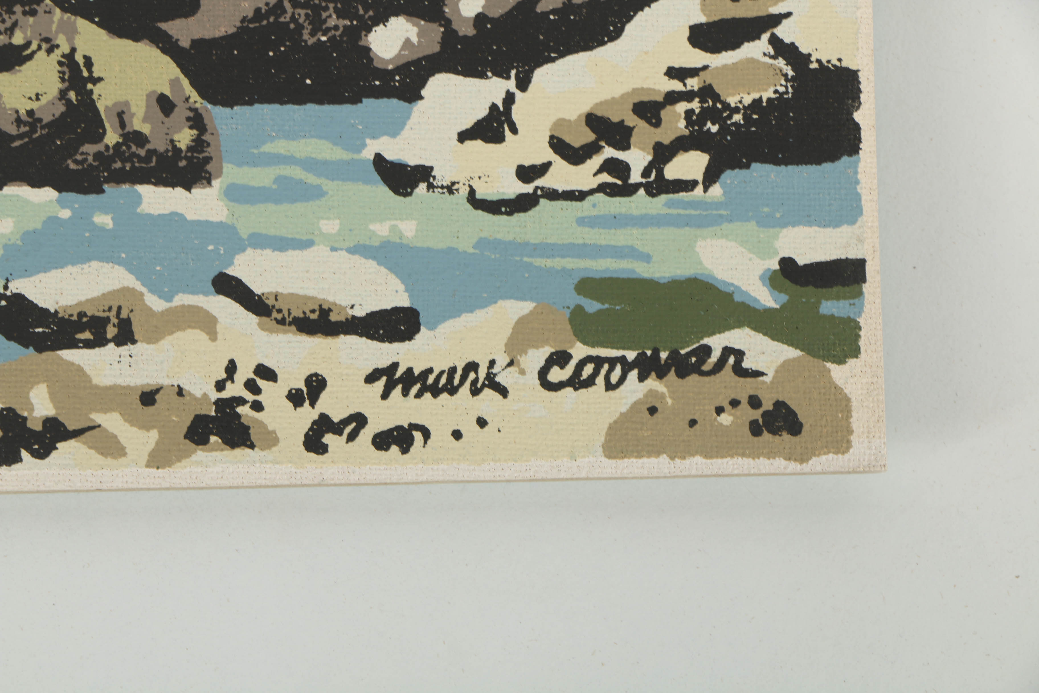 Assortment of Mark Coomer Serigraphs on Boards of Architectural Scenes