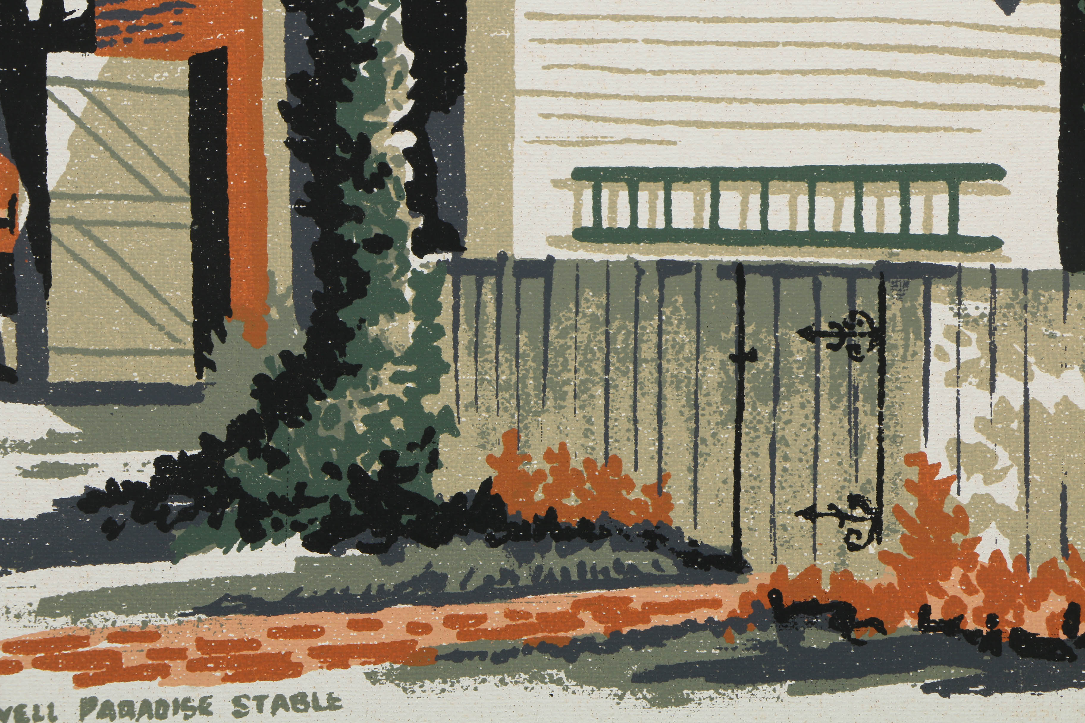 Assortment of Mark Coomer Serigraphs on Boards of Architectural Scenes