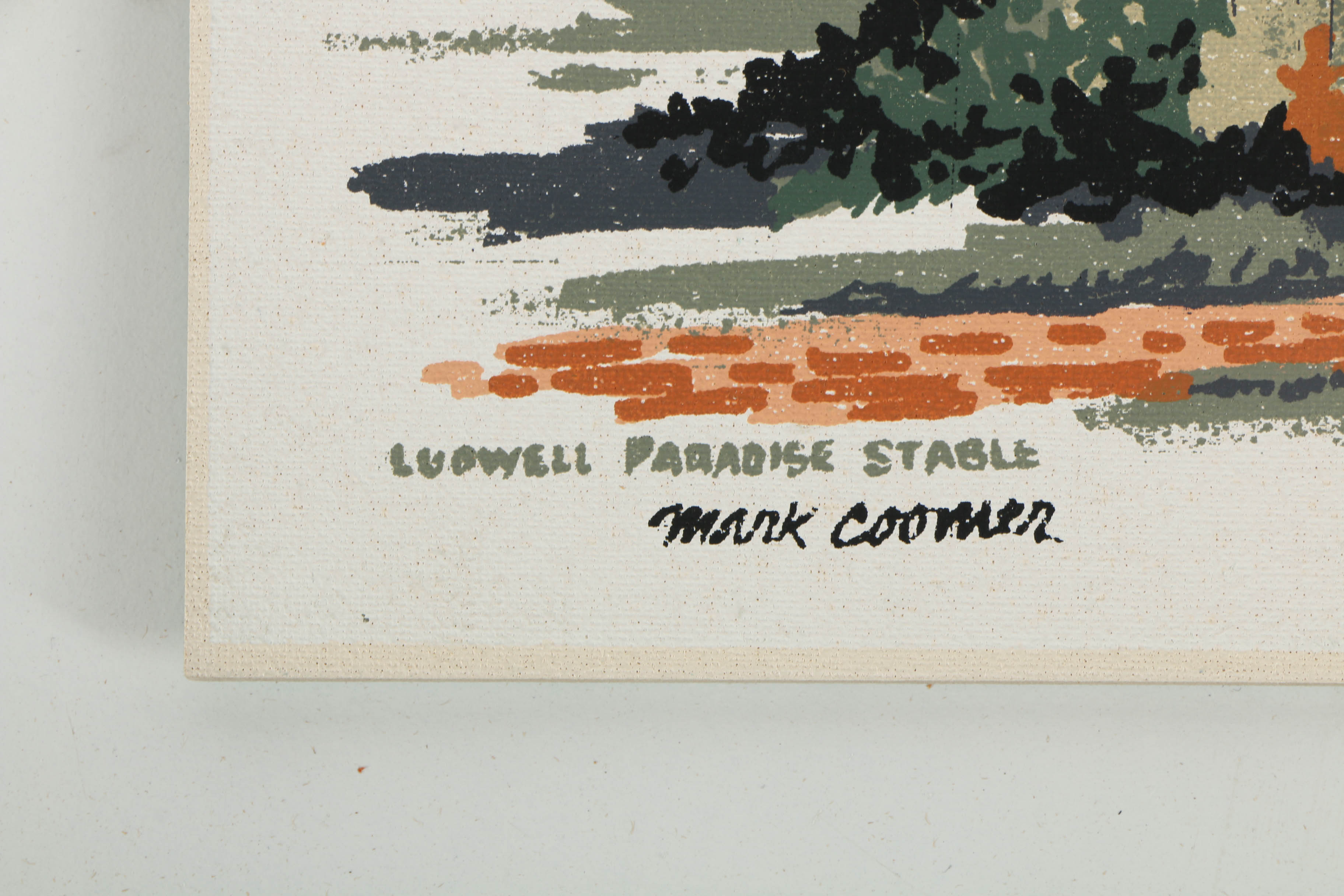 Assortment of Mark Coomer Serigraphs on Boards of Architectural Scenes